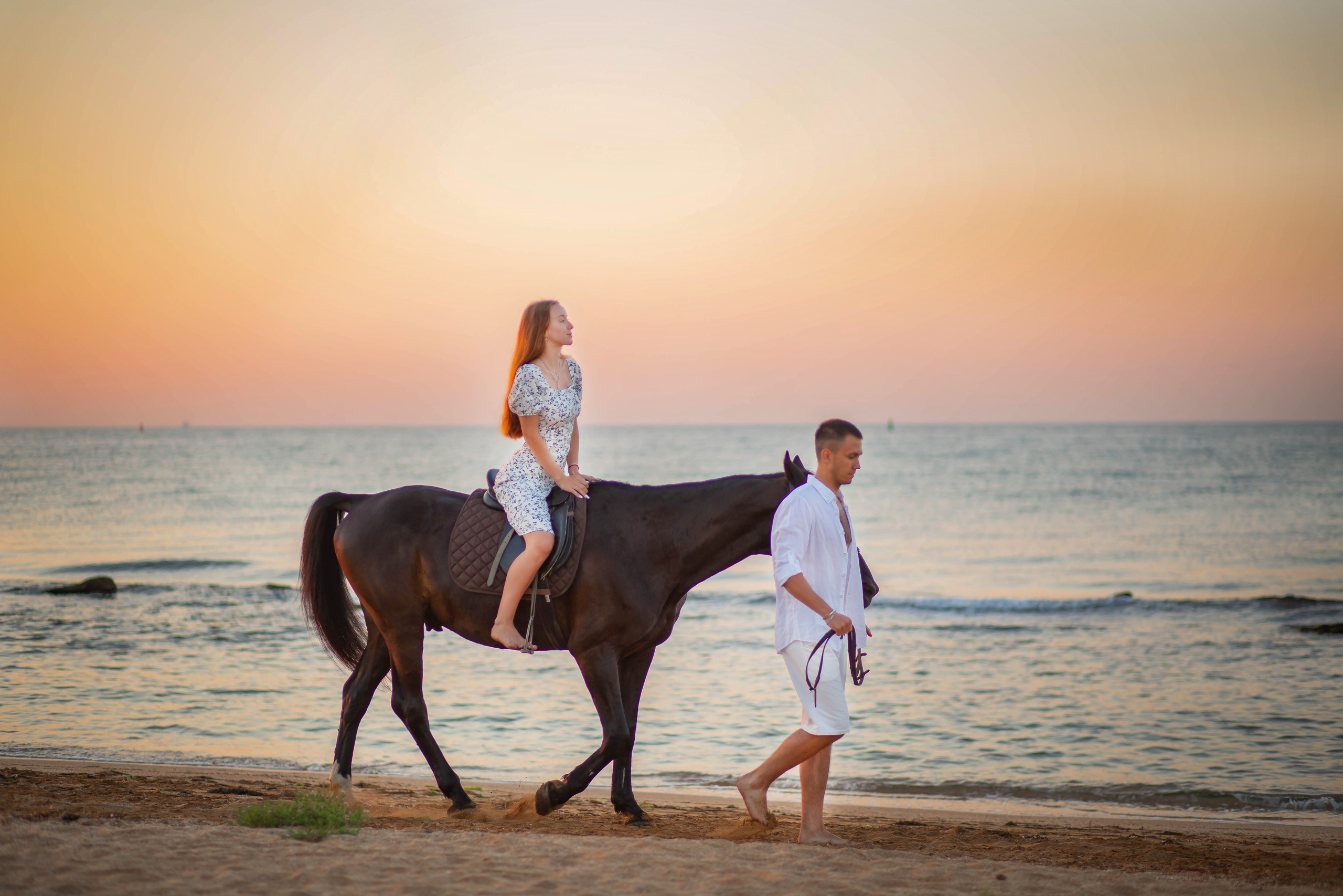 Фотосессия на море с лошадью. Фотограф в Феодосии Наталья Булгакова