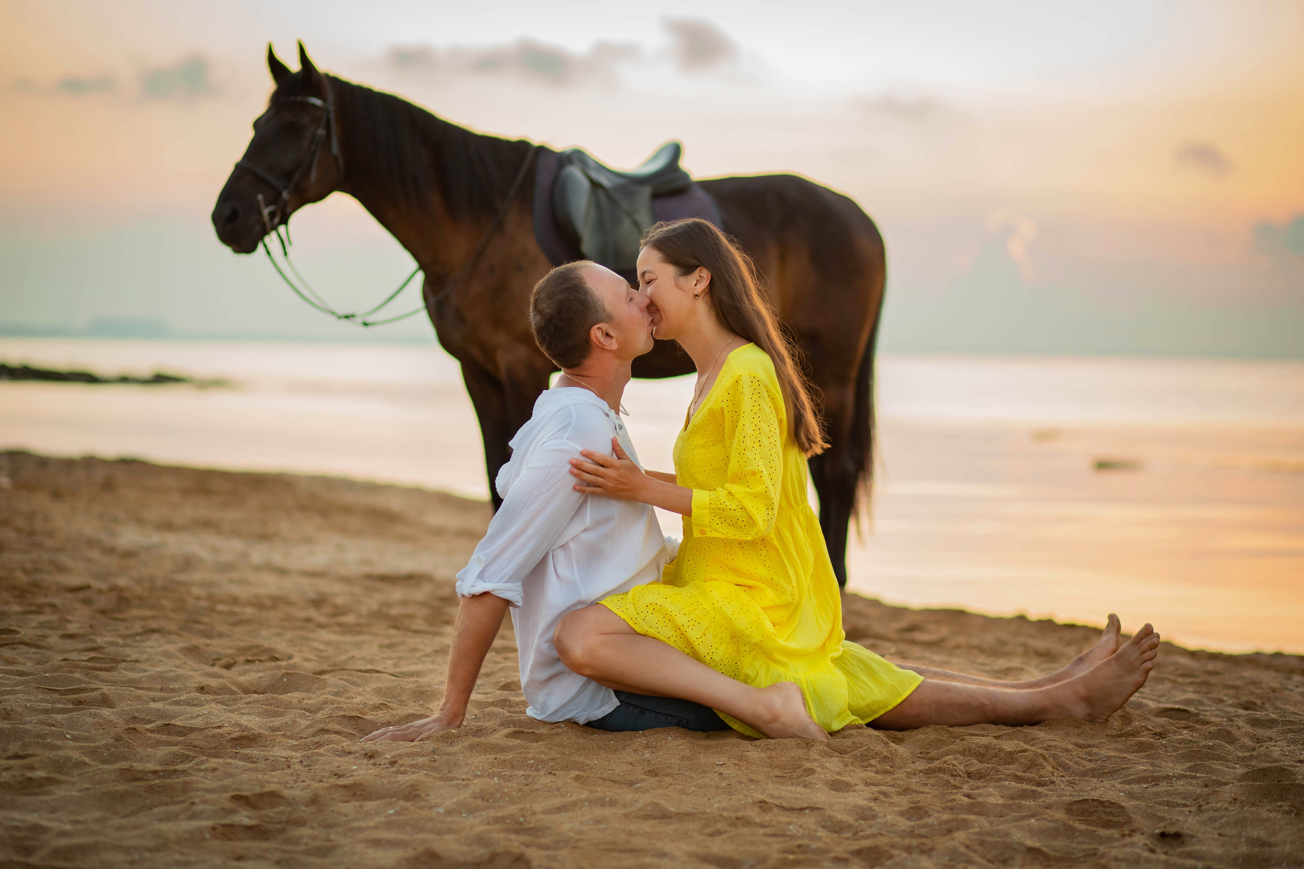 Фотосессия на море с лошадью. Фотограф в Феодосии Наталья Булгакова