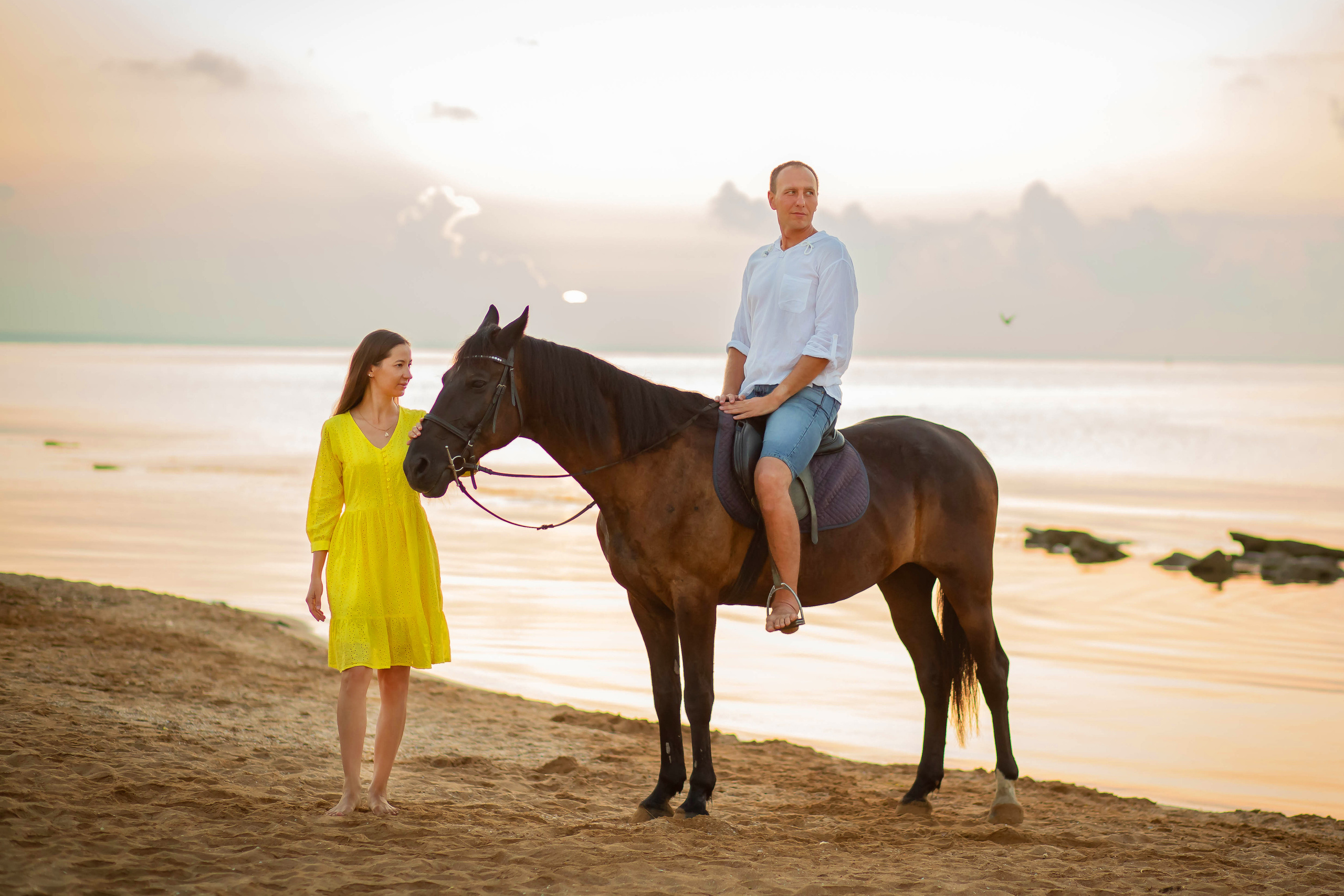 Фотосессия на море с лошадью. Фотограф в Феодосии Наталья Булгакова