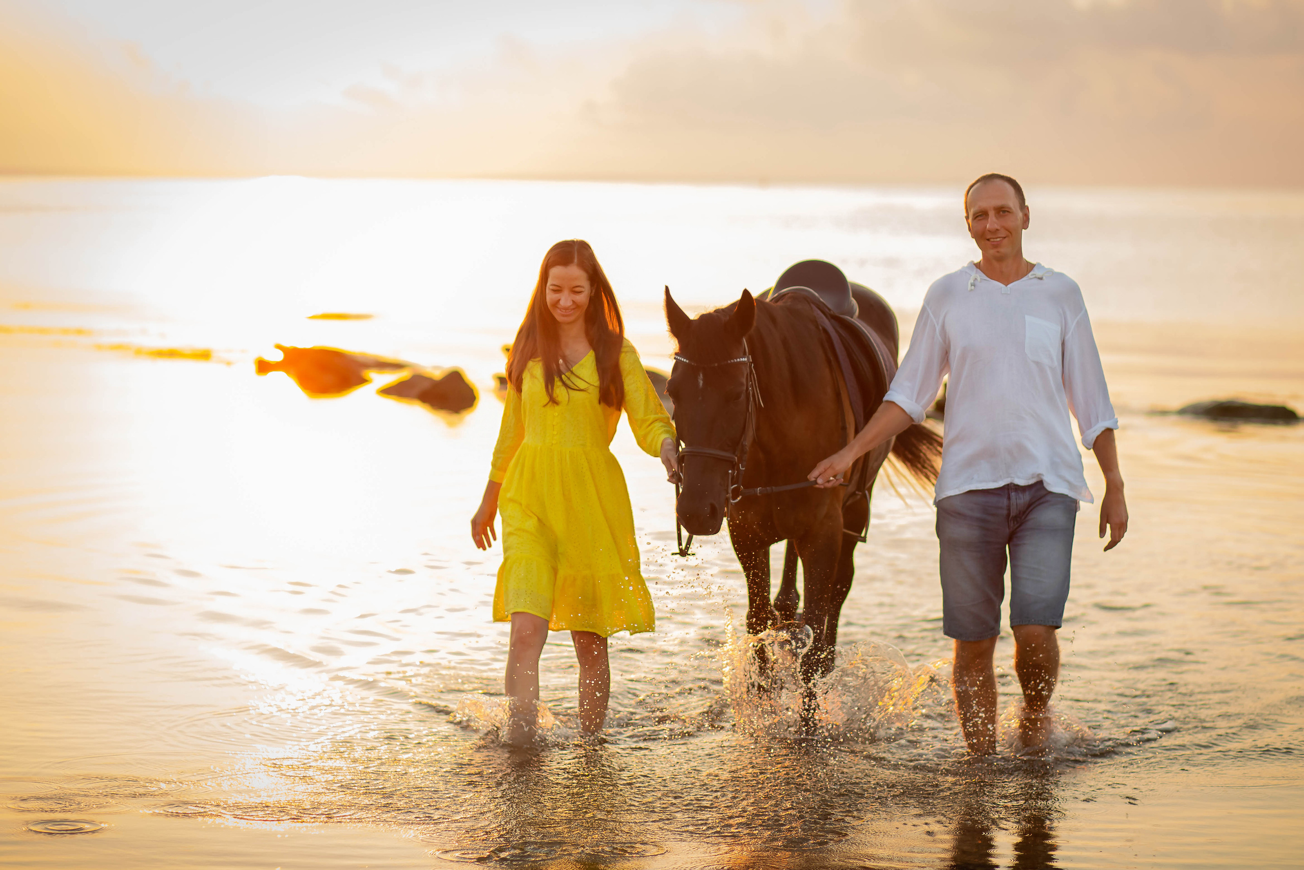 Фотосессия на море с лошадью. Фотограф в Феодосии Наталья Булгакова
