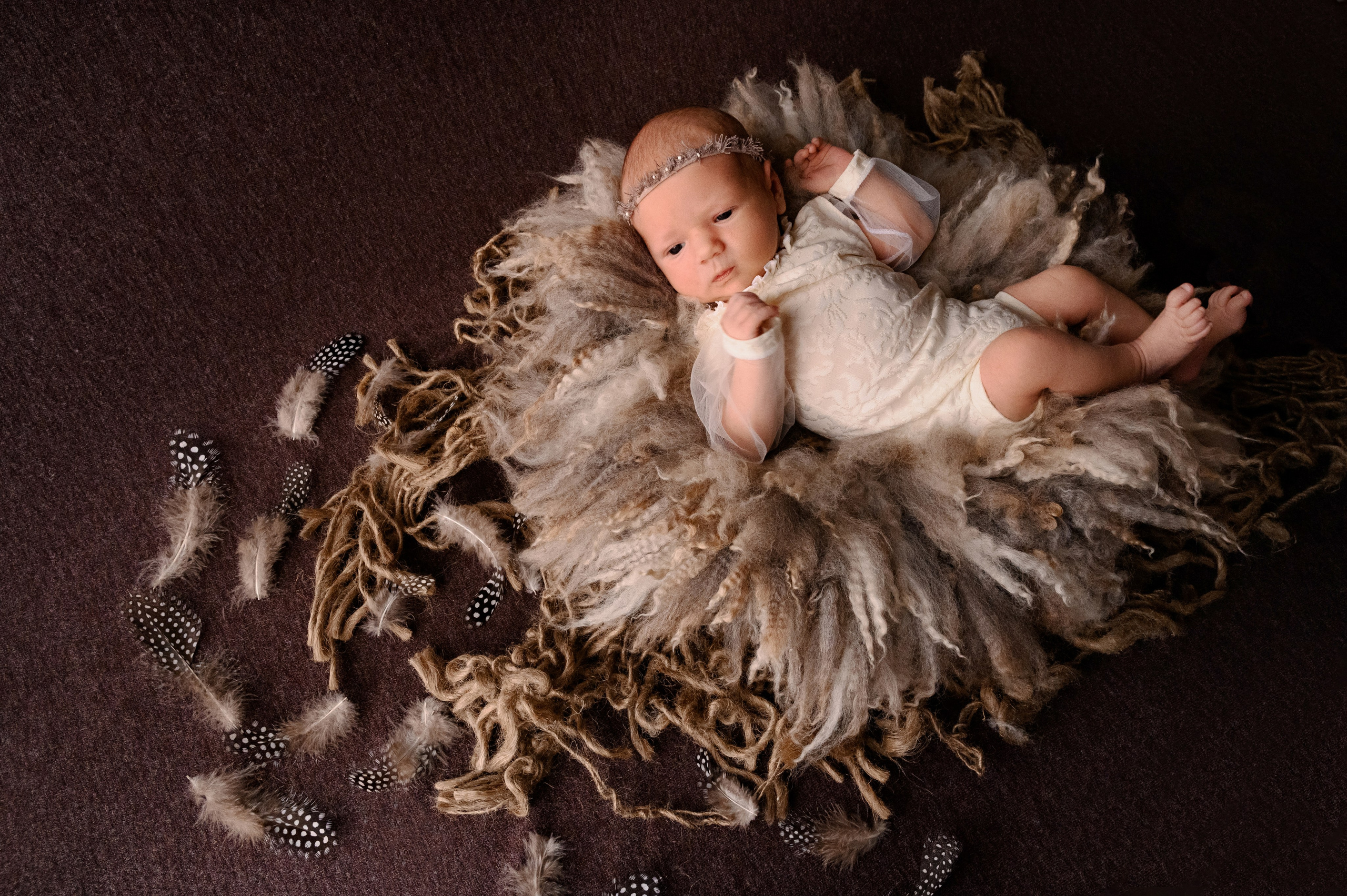 Newborn girl. Фотограф новорожденных малышей в Санкт-Петербурге