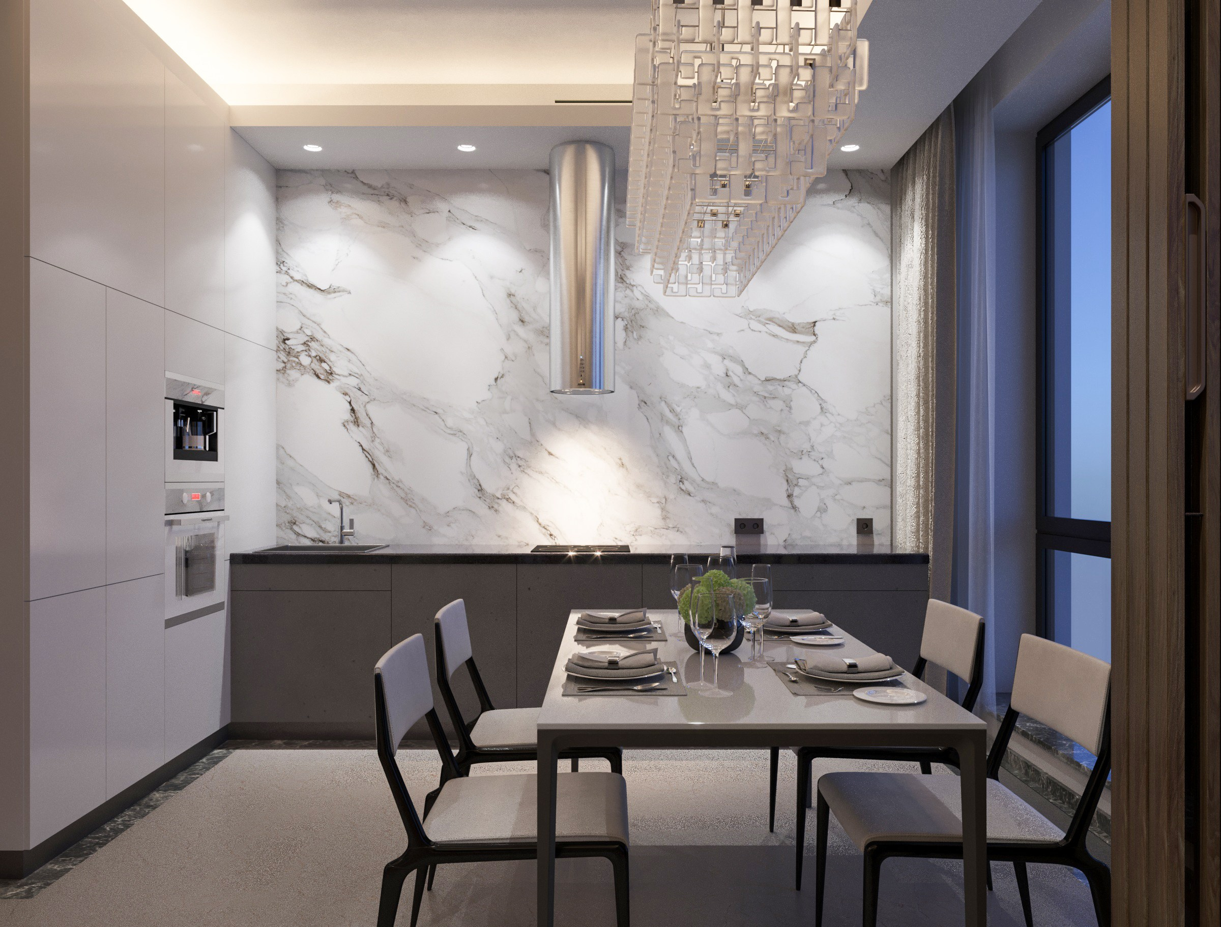 Квартира 138 кв. м. Москва, Ж.К. «Redside». Антон Пичкур — архитектор