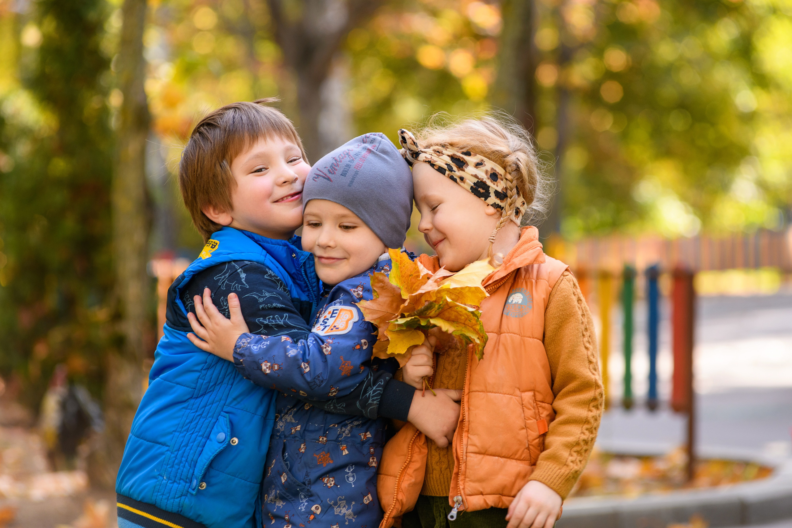 Детский сад. Фотосессия на прогулке. Первенцева Елена. Школьный фотограф в Москве и МО