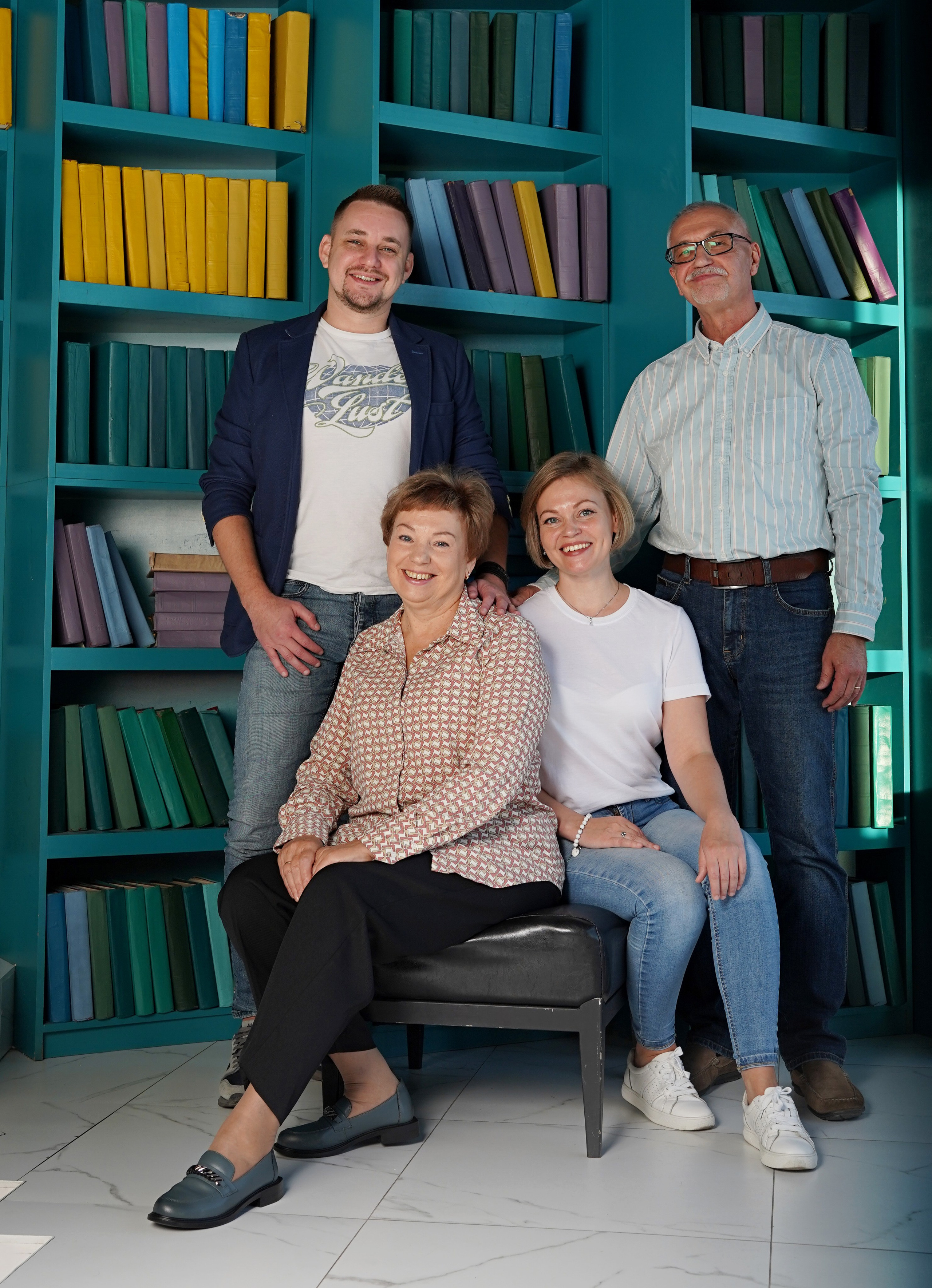 В библиотеке. Студийный и портретный фотограф в САНКТ-ПЕТЕРБУРГЕИрина Махаон