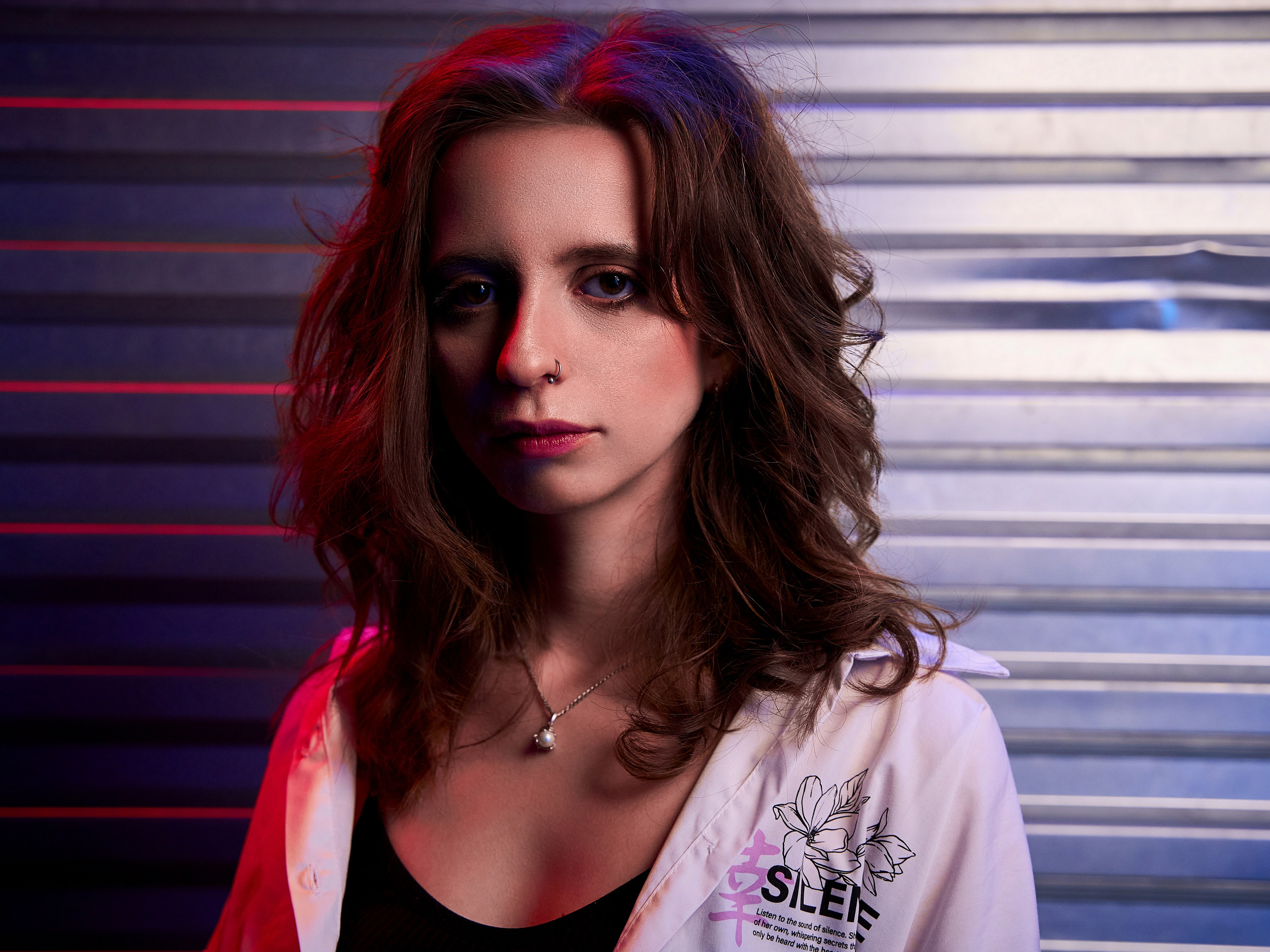 Таня: первая фотосессия в студии