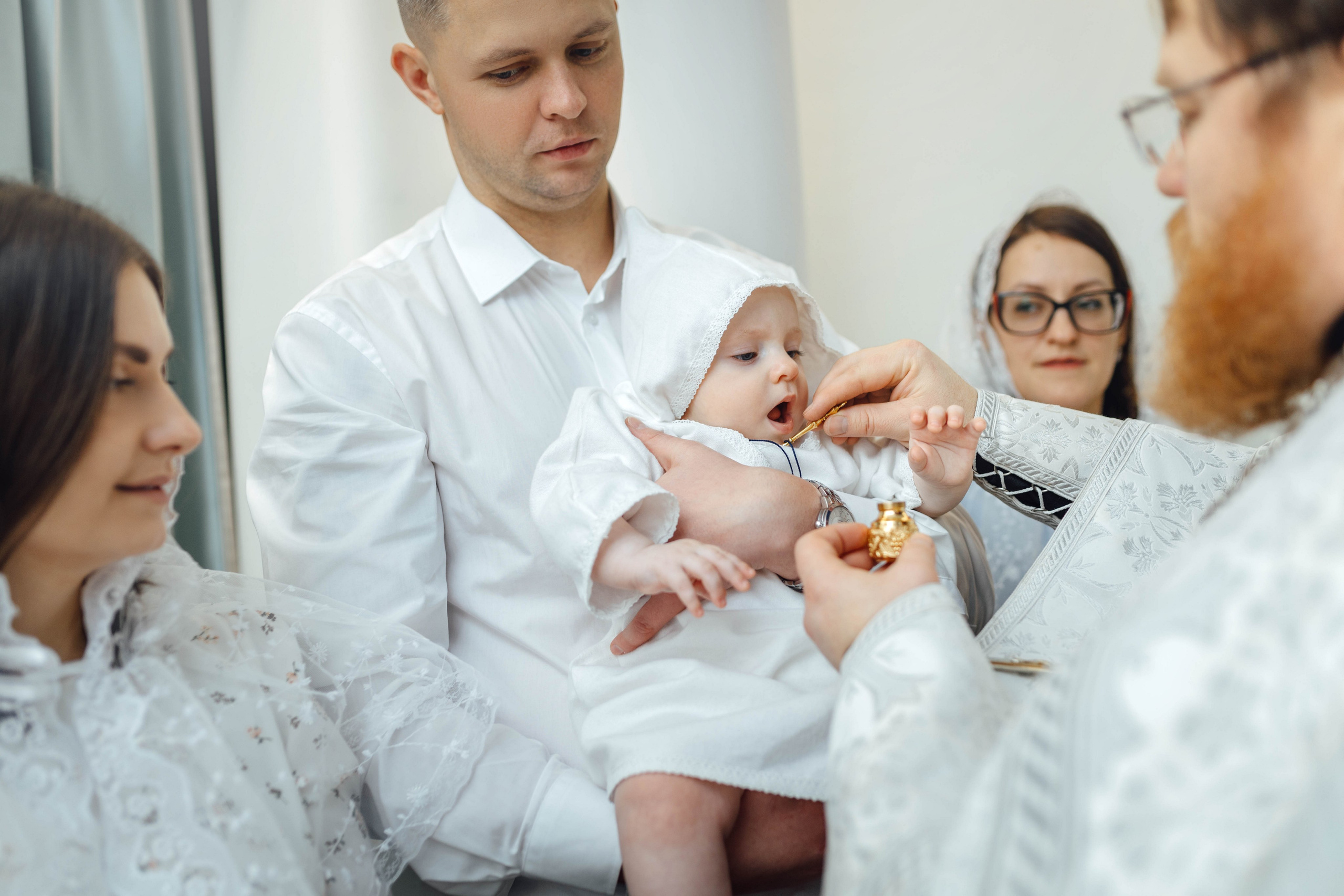 Крещение Матвея, храм Святой Троицы, декабрь 2025