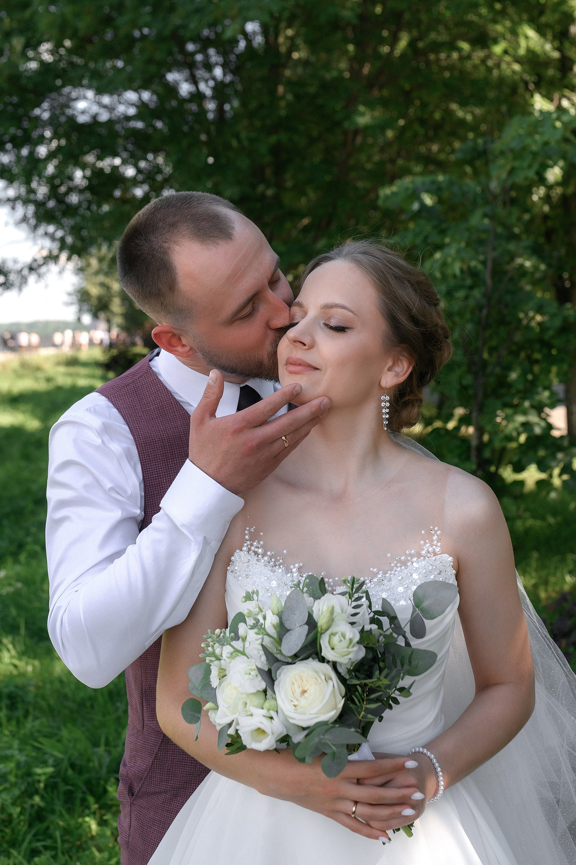 Портреты жениха и невесты в Кинешме свадебный фотограф Николай Коляганов