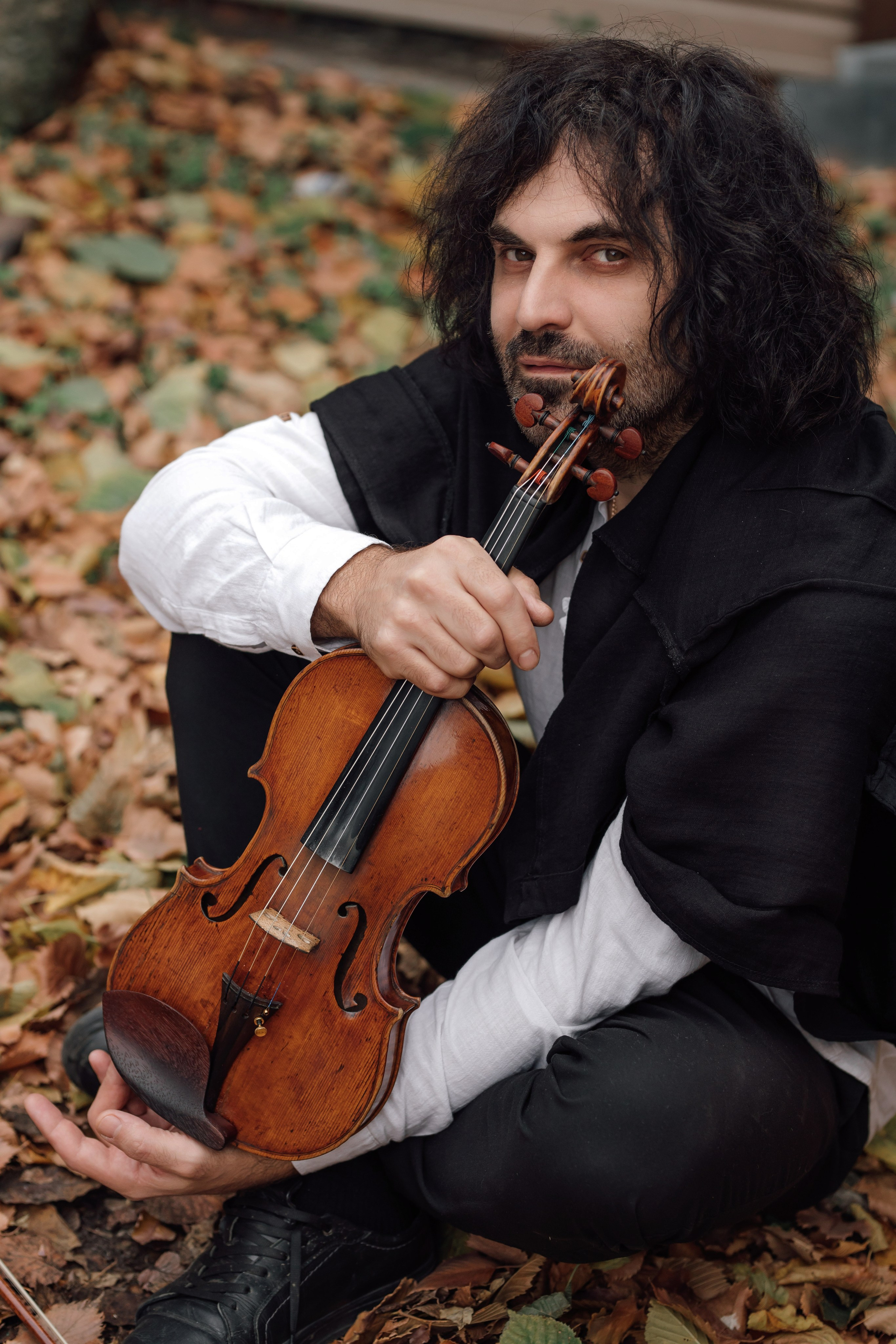 Осень, скрипка, музыка. Фотохудожник Наталия Кирсанова