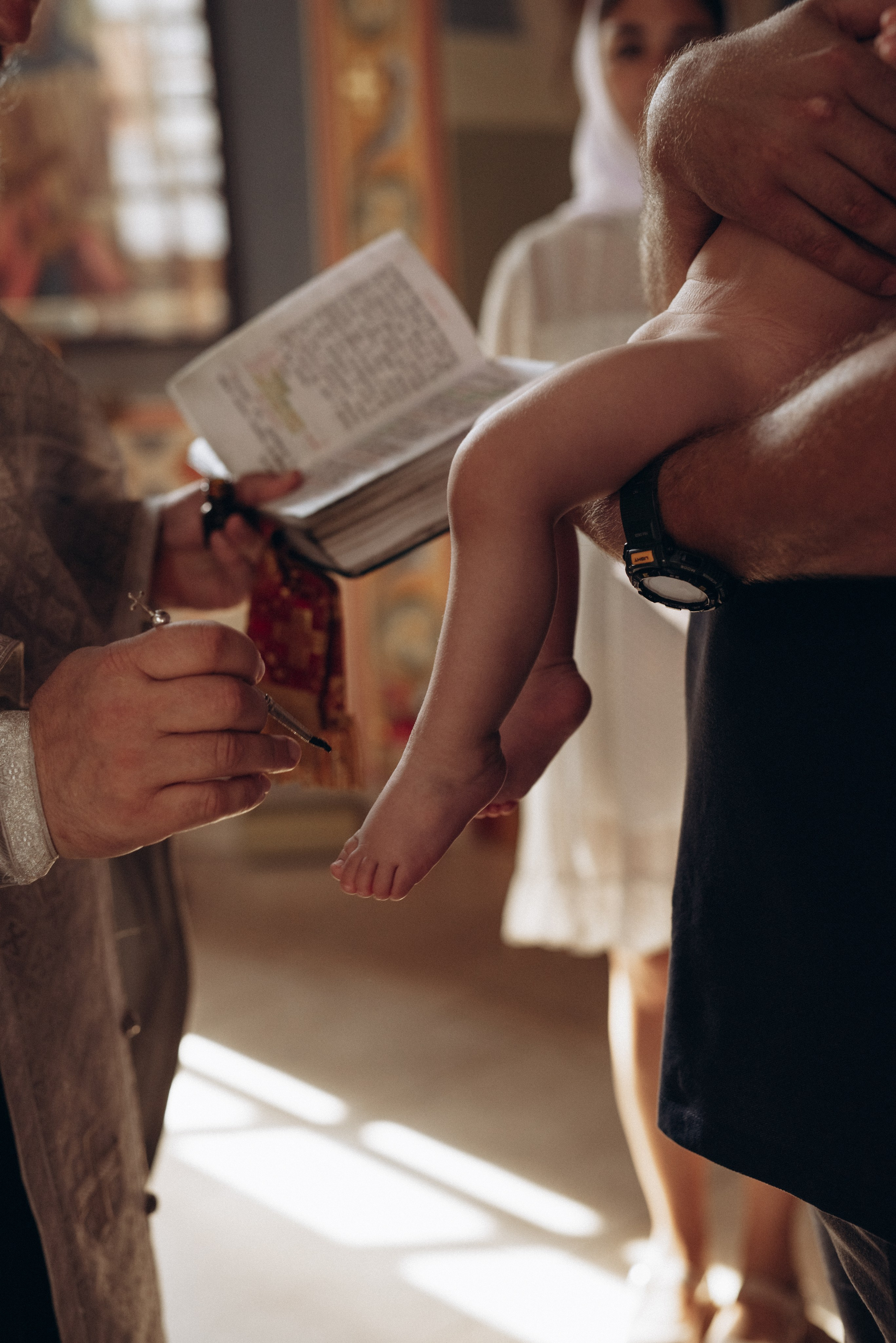 Крещение Ксении и Елизаветы. Фотограф новорождённых и семейный фотограф в Иваново Любовь Капранова