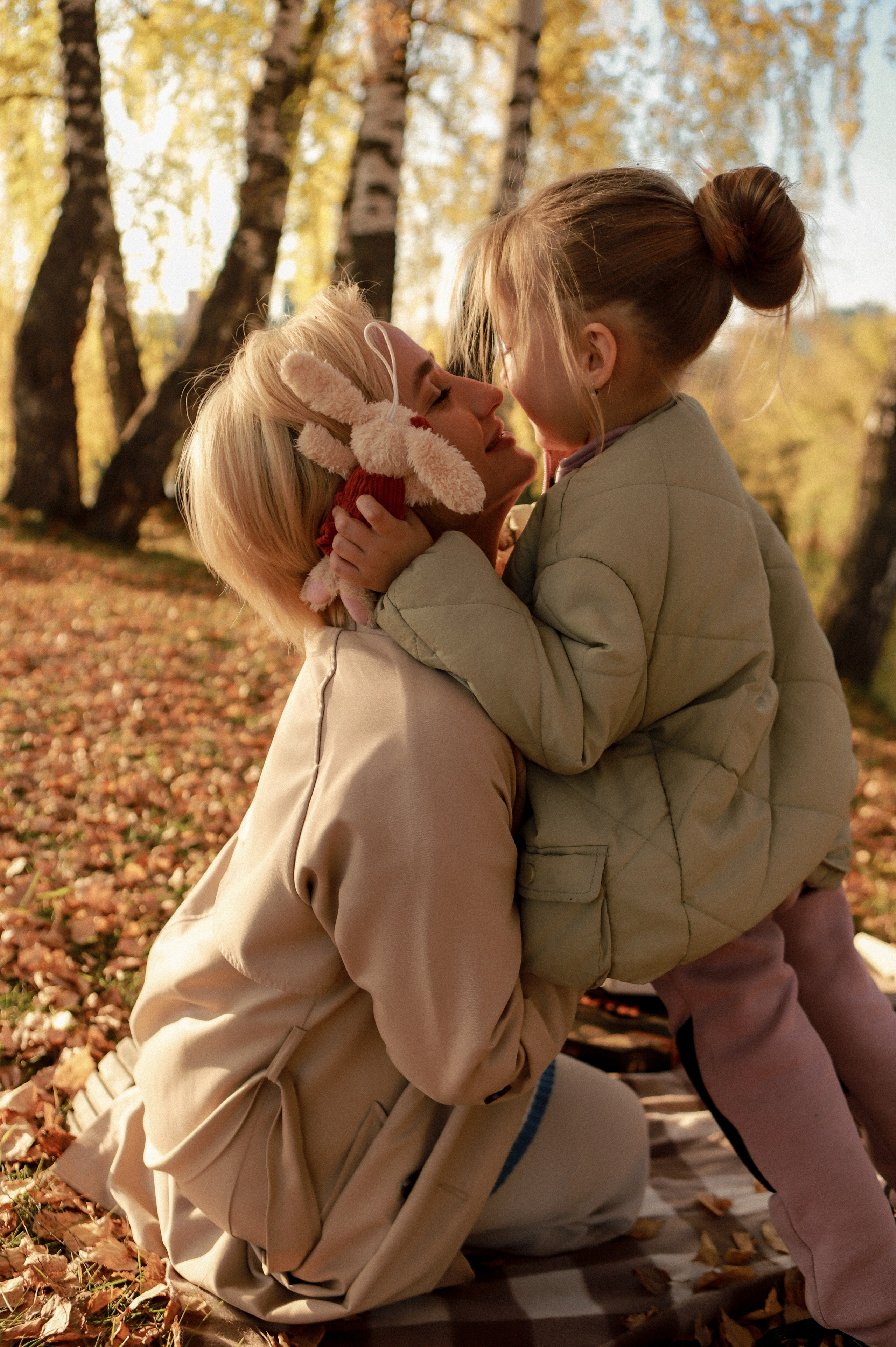 Семейная фотосессия - Осенний закат у озера. Семейный и женский фотограф Кемерово Мария Степ