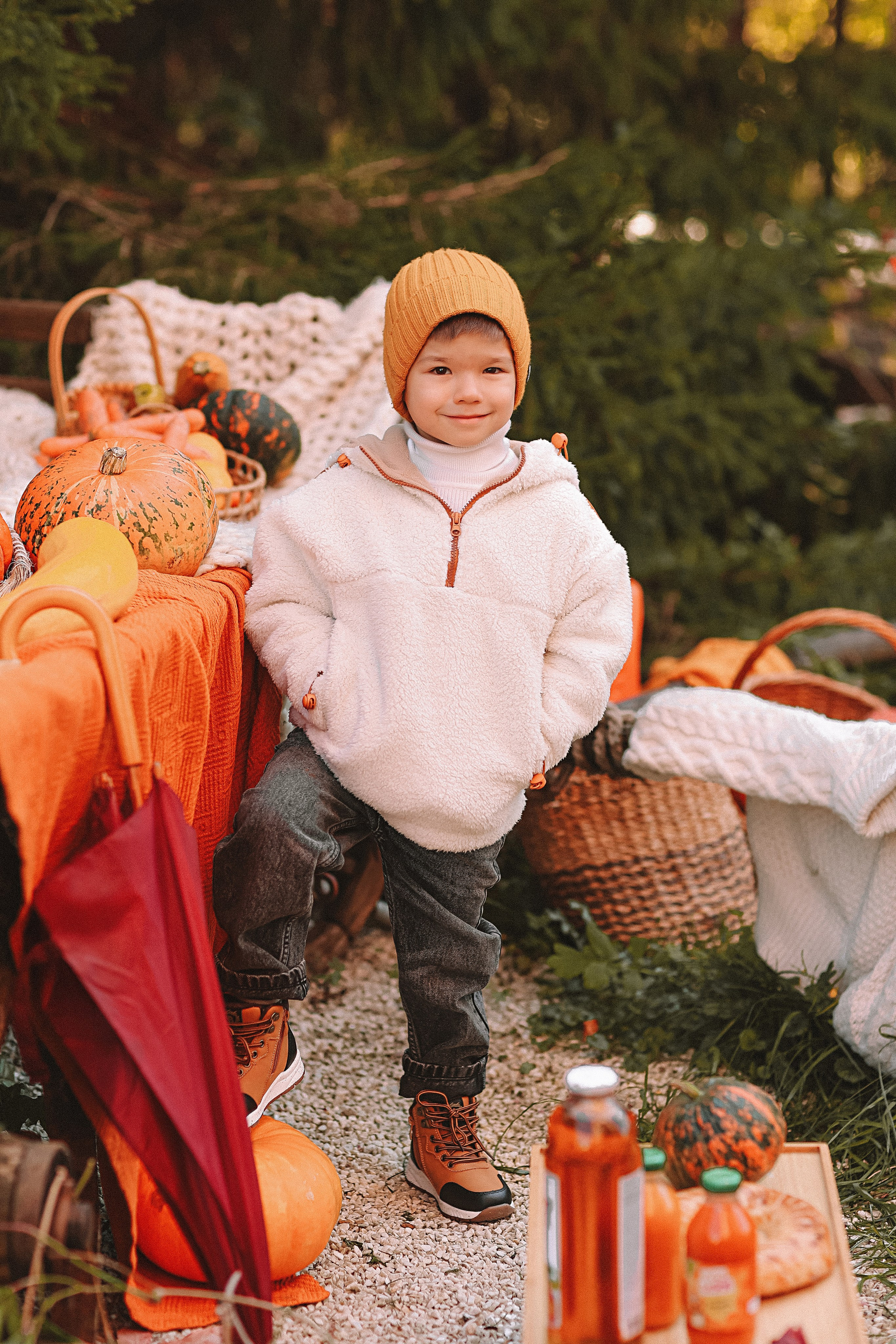 Тыквы. Семейный фотограф Тюмень, фотограф на роды Салмина Мария