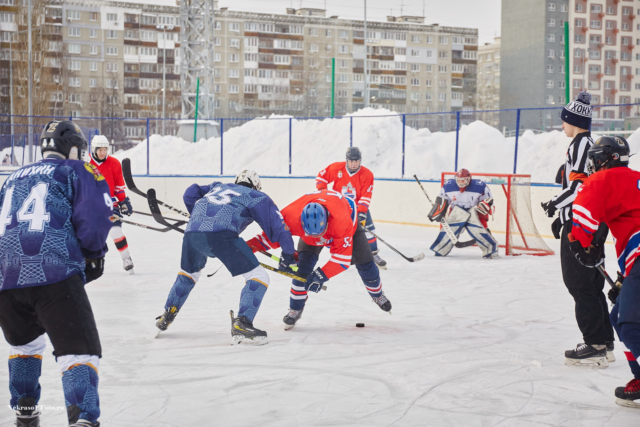 Турнир по хоккею «Русская классика» в рамках Офицерской хоккейной лиги. Спортивный фотограф Некрасов Денис