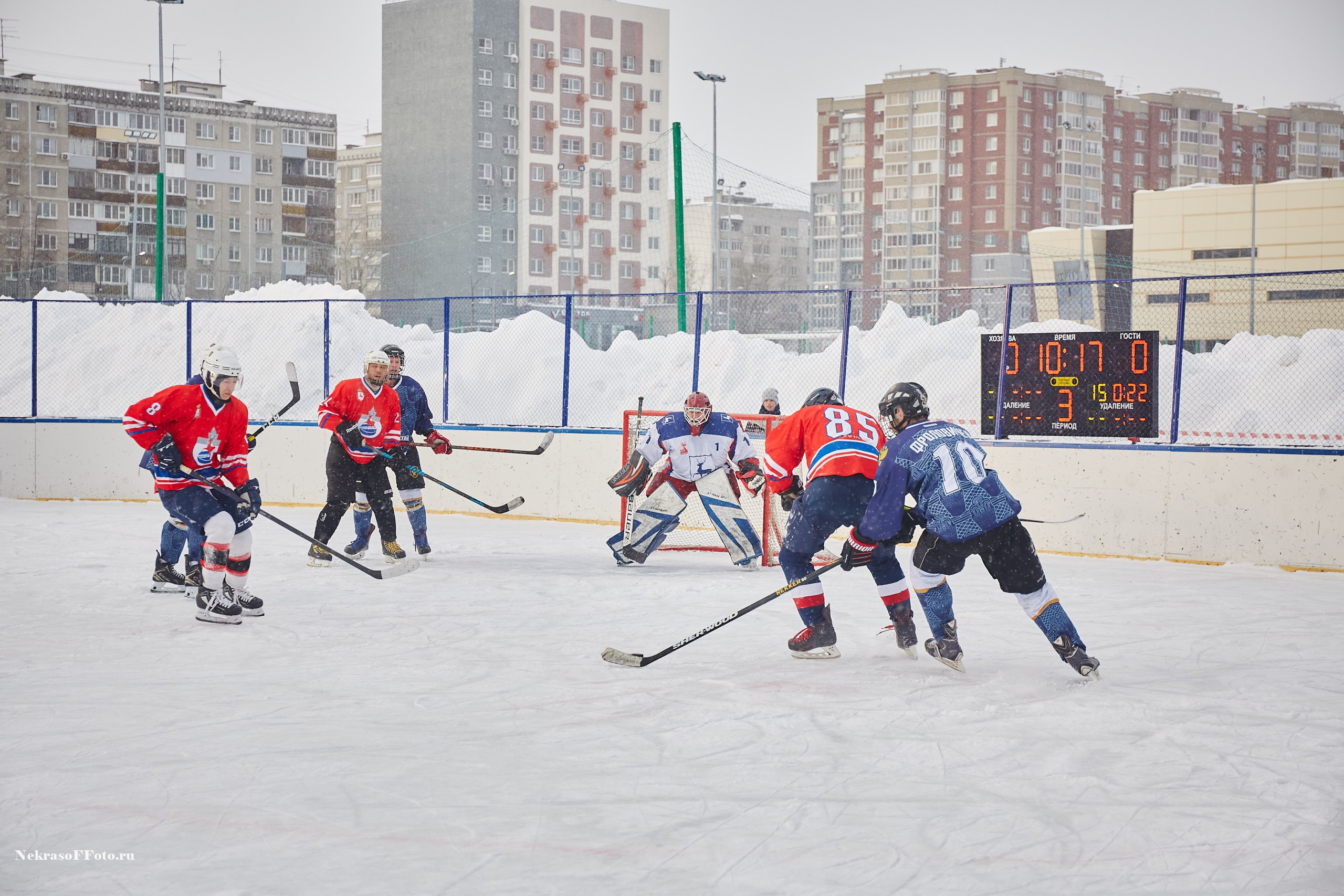 Турнир по хоккею «Русская классика» в рамках Офицерской хоккейной лиги. Спортивный фотограф Некрасов Денис