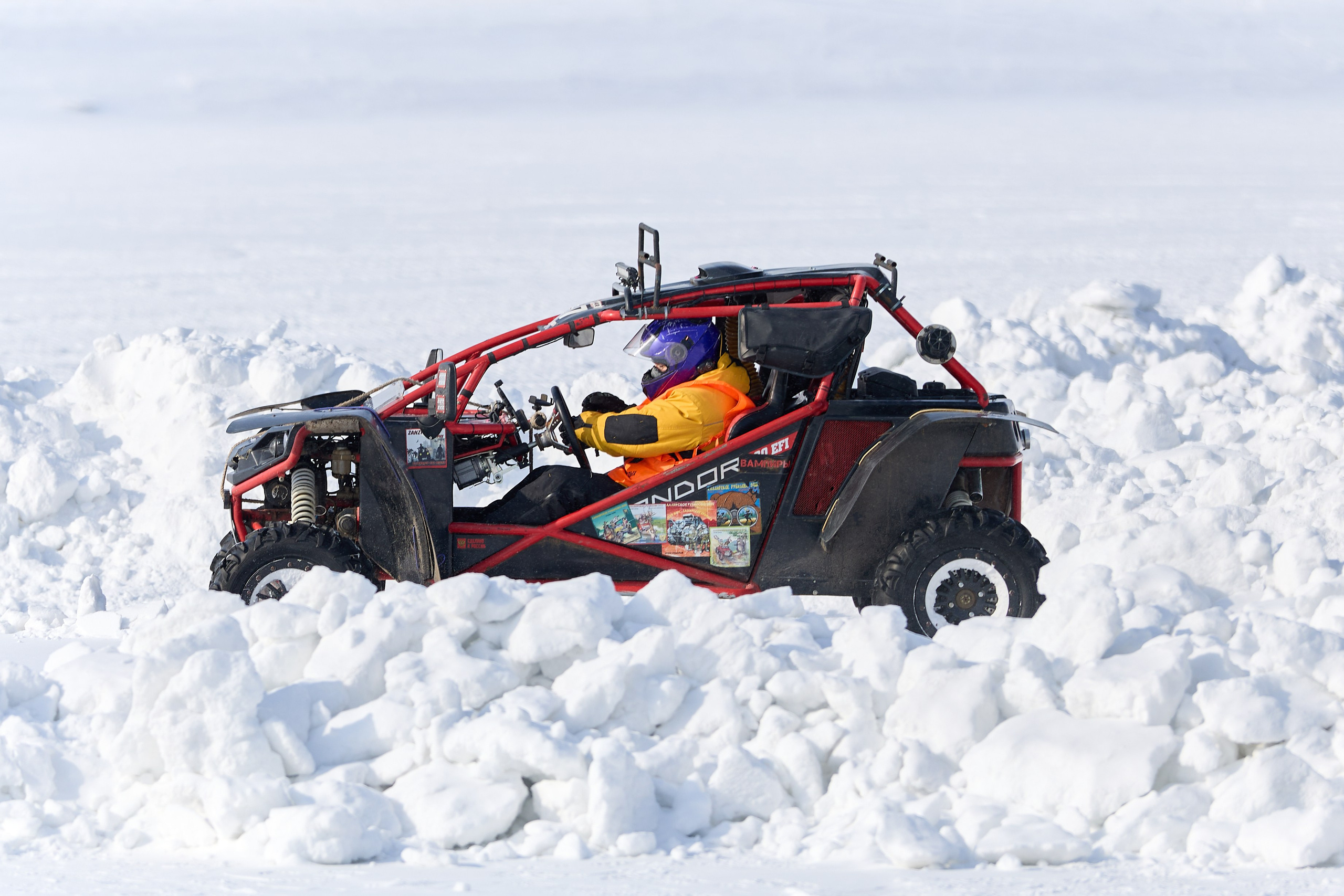 Топим Лёд — 2026. Соревнования на квадроциклах. Фотограф в Новосибирске Алена Скокова