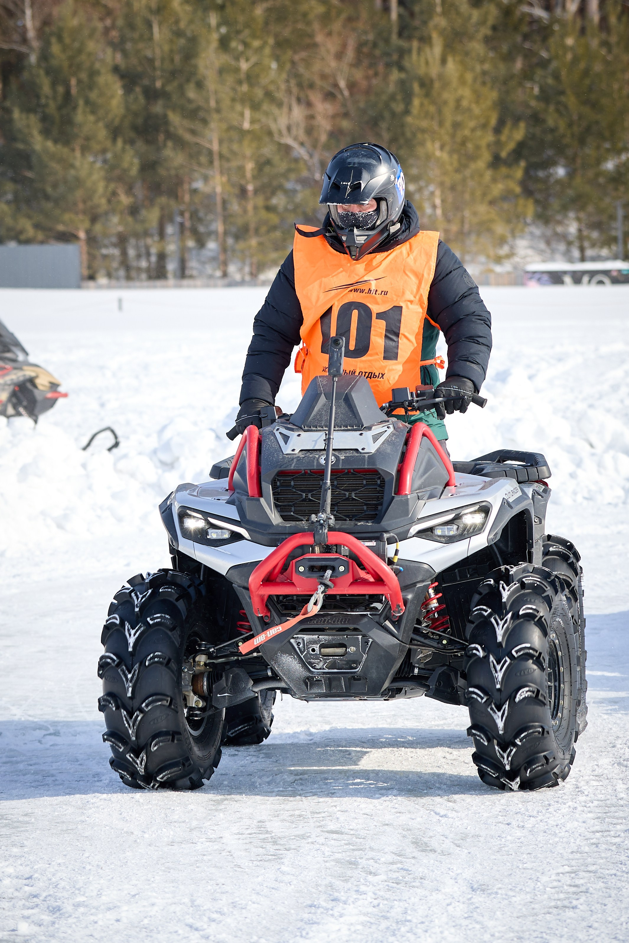 Топим Лёд — 2026. Соревнования на квадроциклах. Фотограф в Новосибирске Алена Скокова