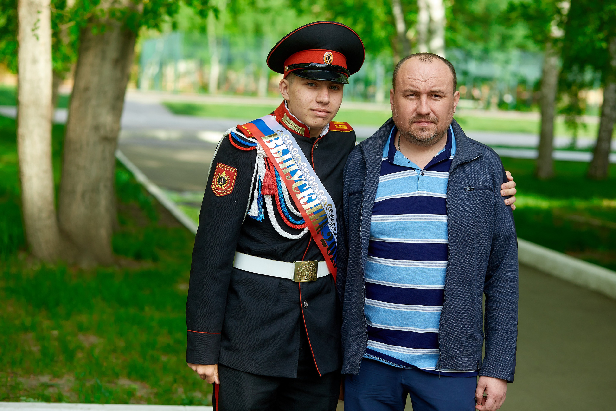 Кадеты последний звонок. Фотограф Вячеслав Фарунин