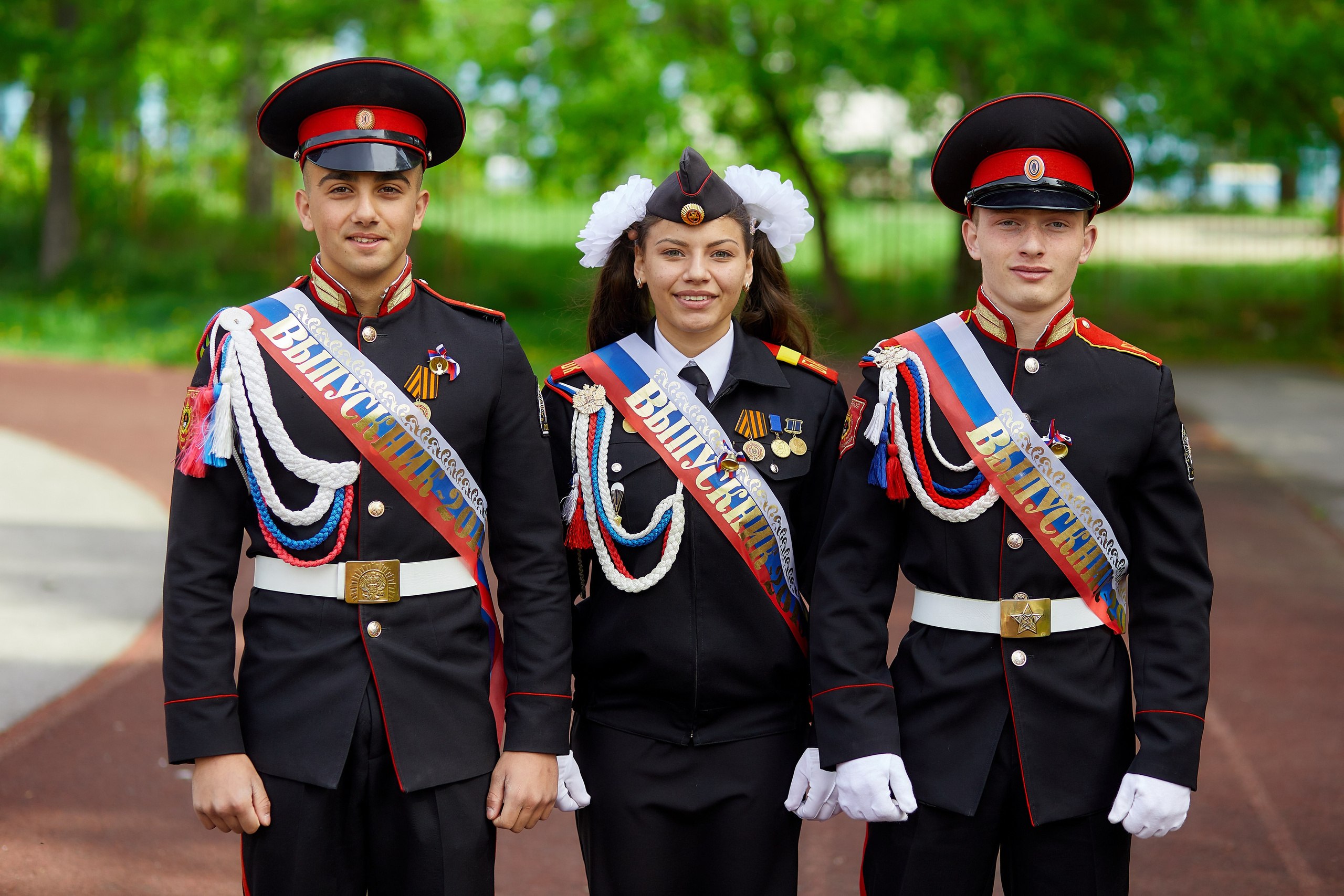 Кадеты последний звонок. Фотограф Вячеслав Фарунин