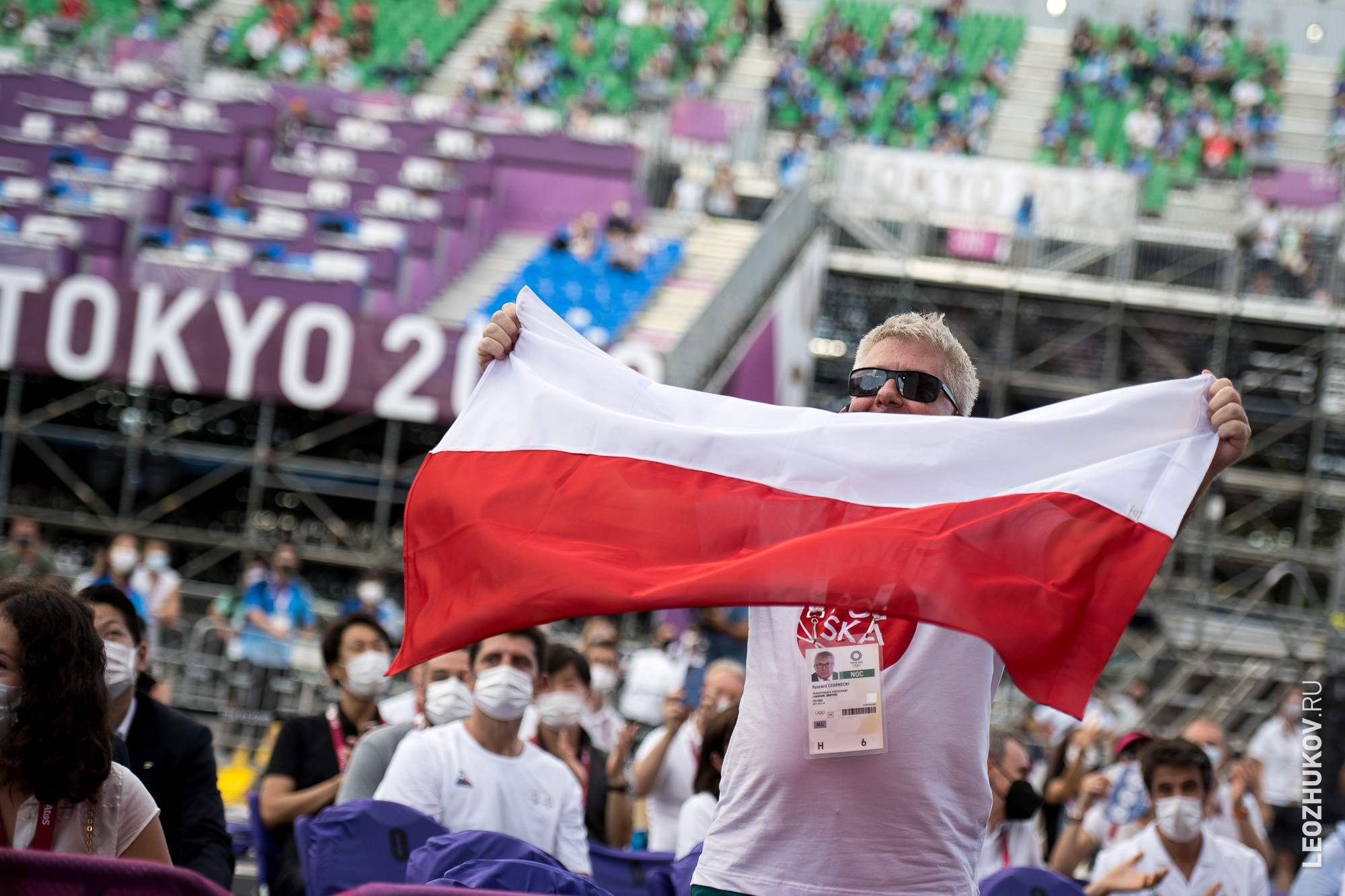 Tokyo-2020 Olympic games. Sports photographer Leonid Zhukov
