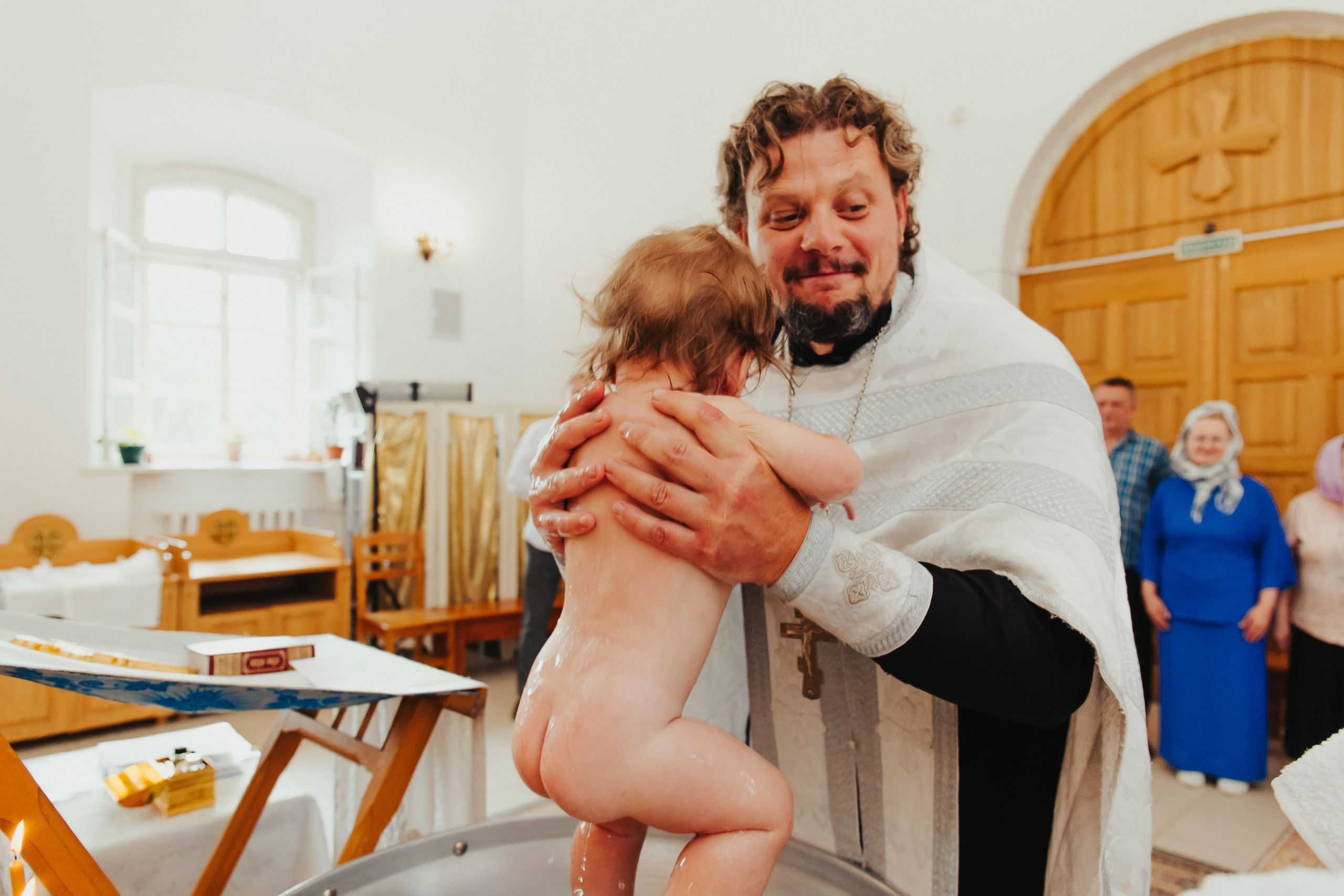 Фотосъемка Крещения ребенка. Фотограф новорожденных и детский в Сергиевом Посаде Кругликова Юлия
