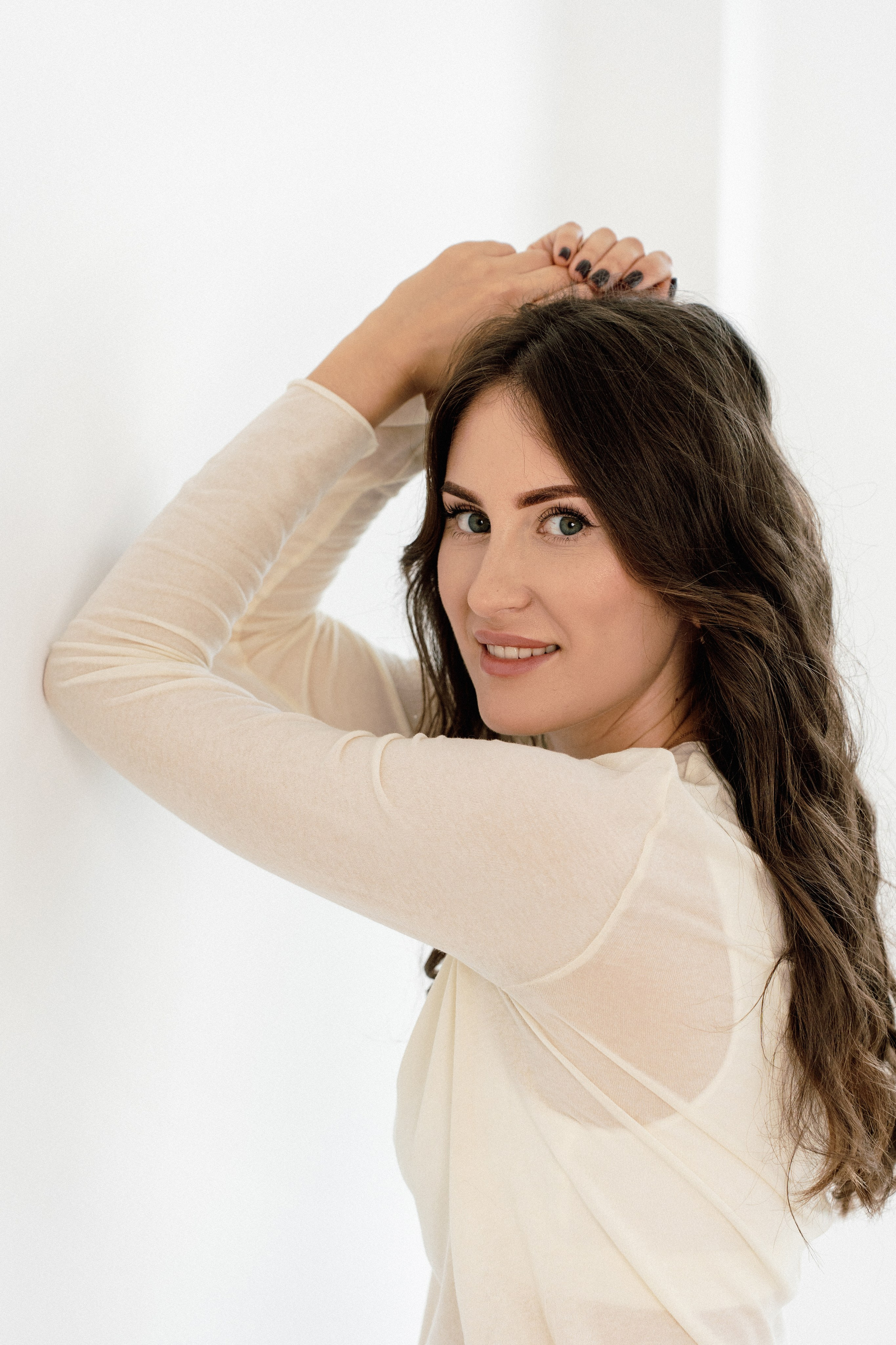 Настя (студийная фотосессия в сентябре). Ваш семейный фотограф в Минске — Вика Трегубова