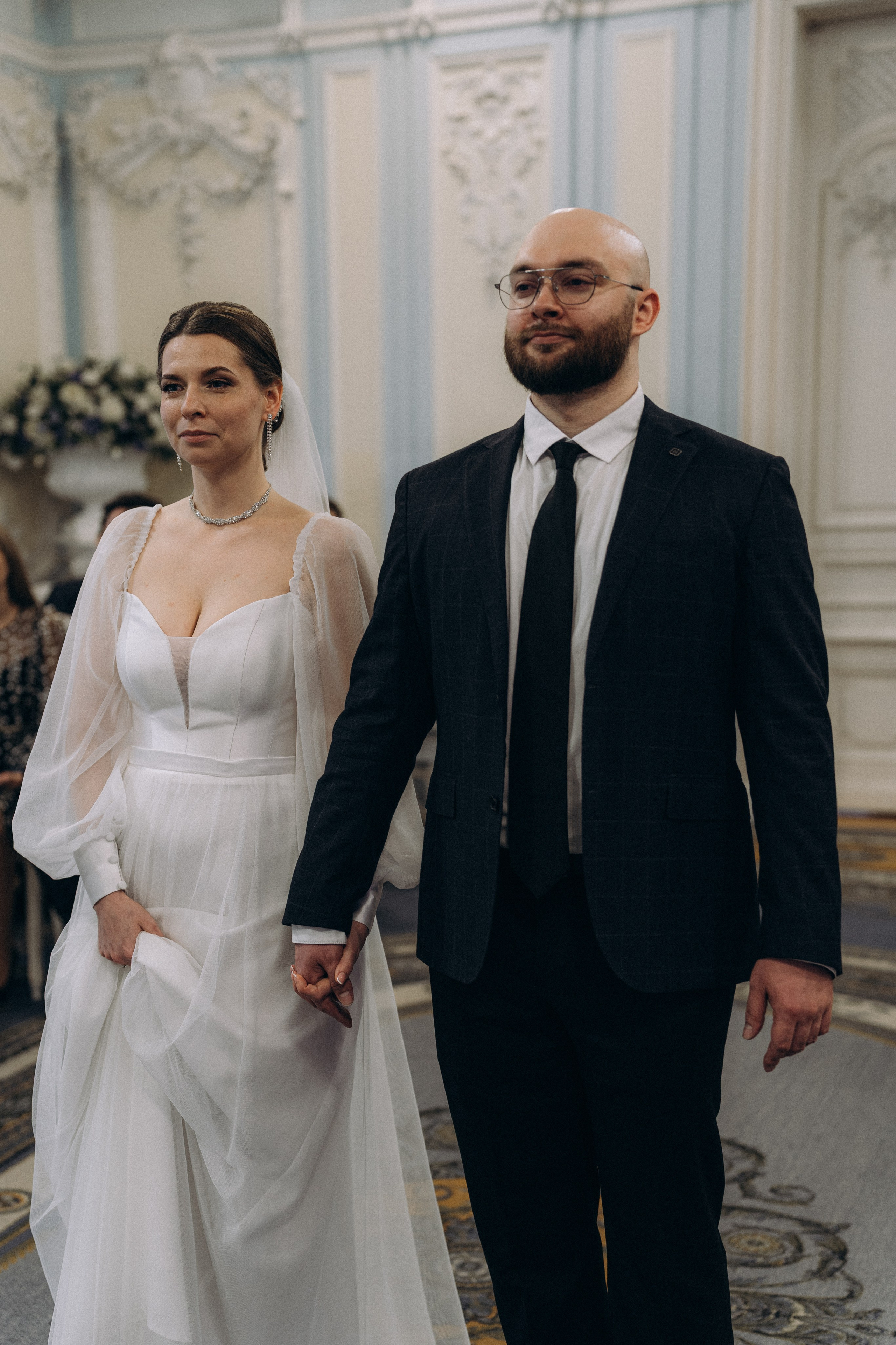 СВАДЕБНАЯ СЬЕМКА ВО ВТОРОМ ДВОРЦЕ (ДЕКАБРЬ) ТАКЖЕ СЬЕМКА В СТУДИИ НА ЧЕРНЫШЕВСКОЙ. Профессиональный фотограф, Санкт-Петербург — Виктория Богомолова