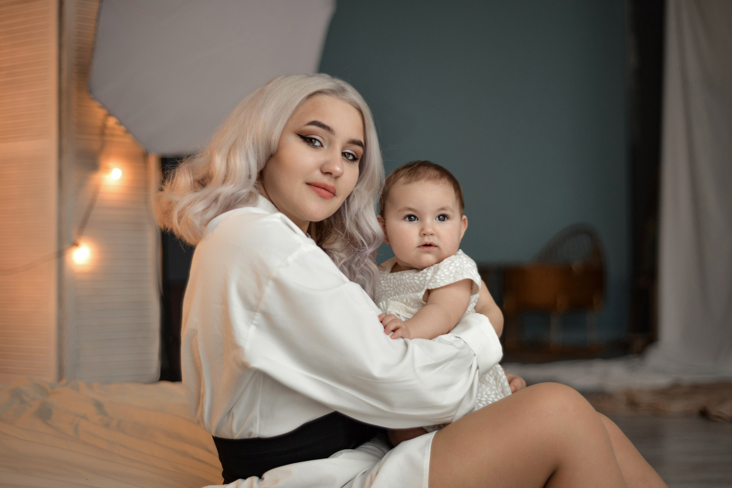 Семейная (Данил, Даша, Аделина) в студии Константа. Семейный и свадебный фотограф Галина Абакумова, фотосессии в Белгороде