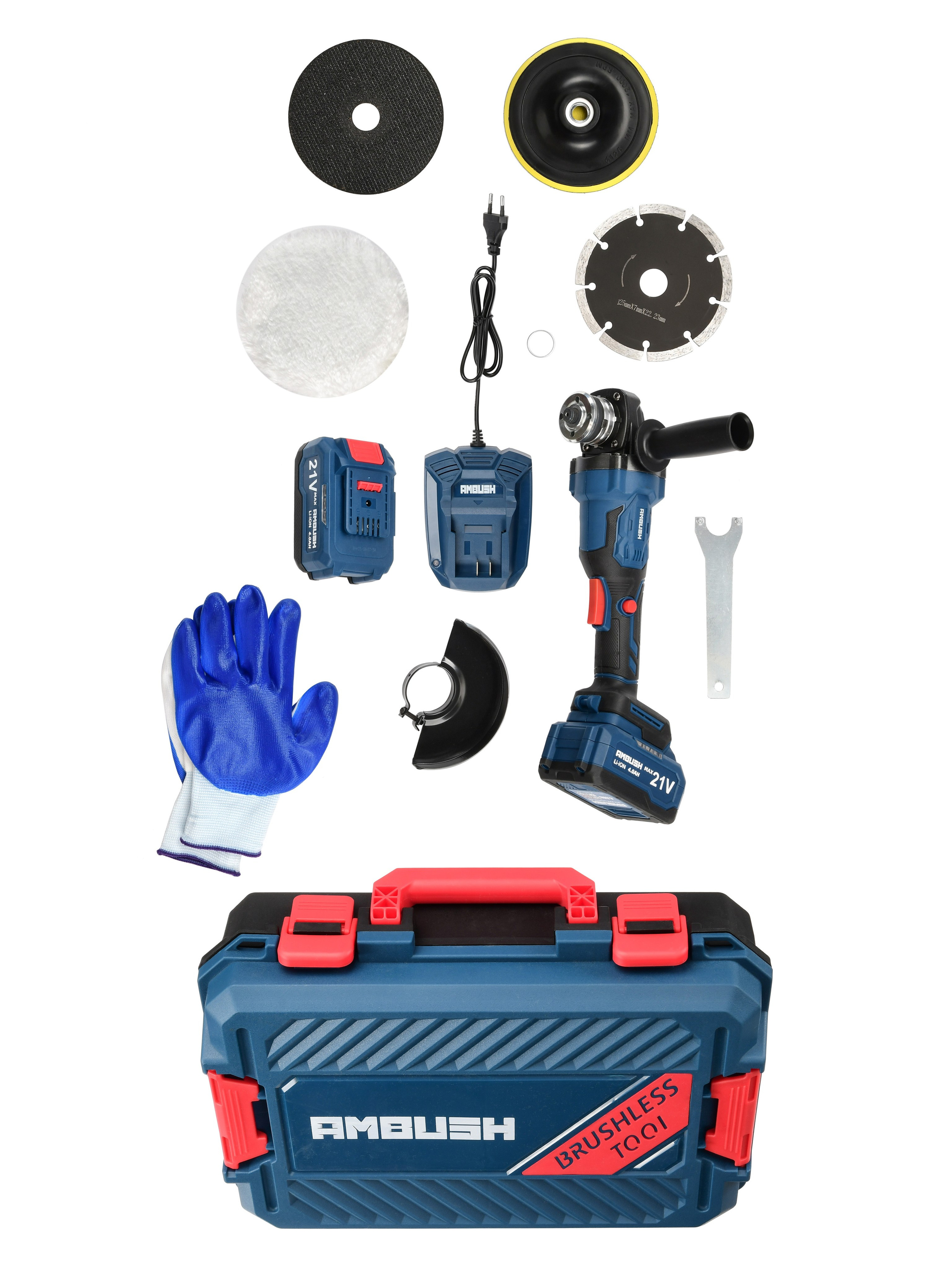 Болгарка в комплектации