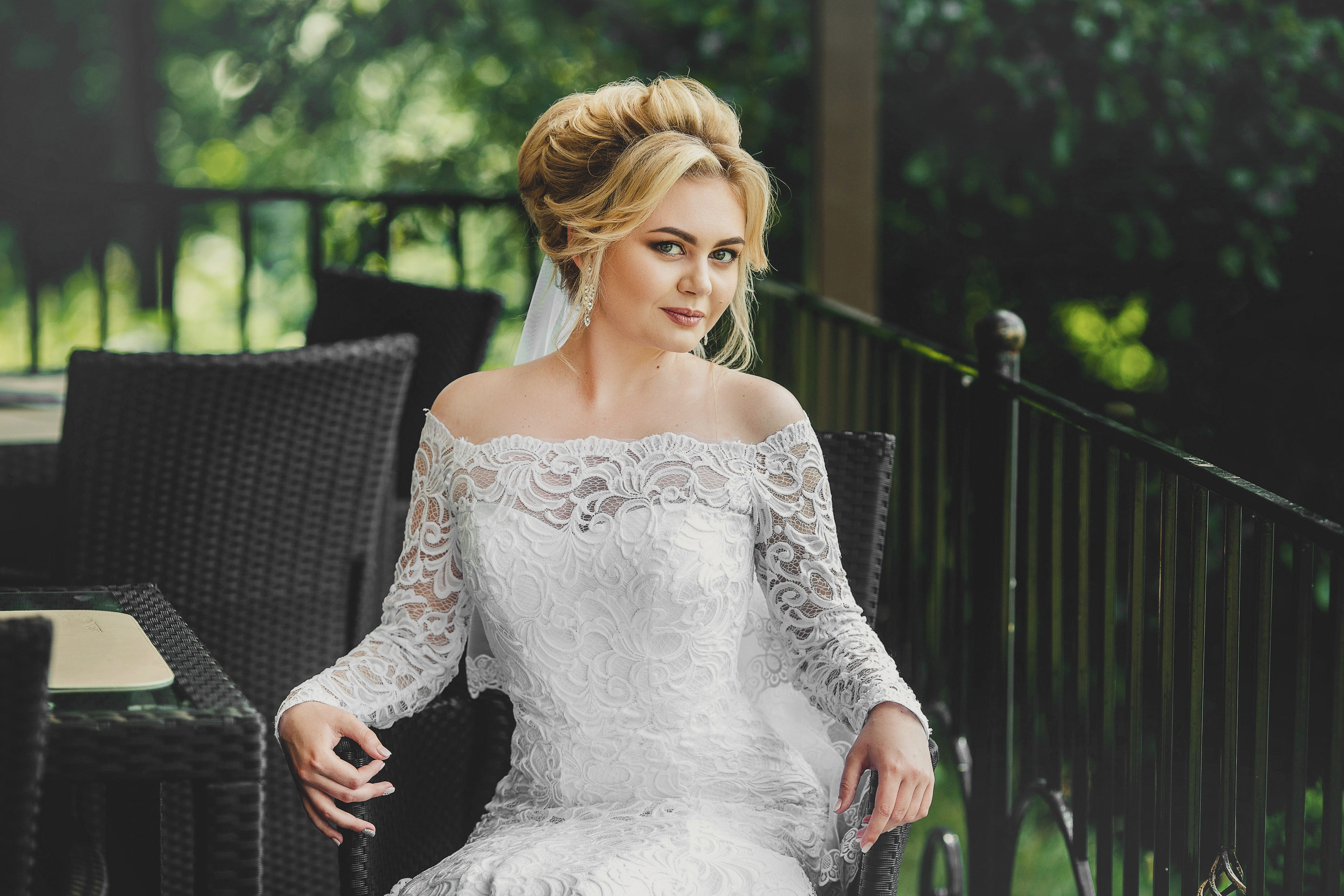 Макияж и прическа для невесты