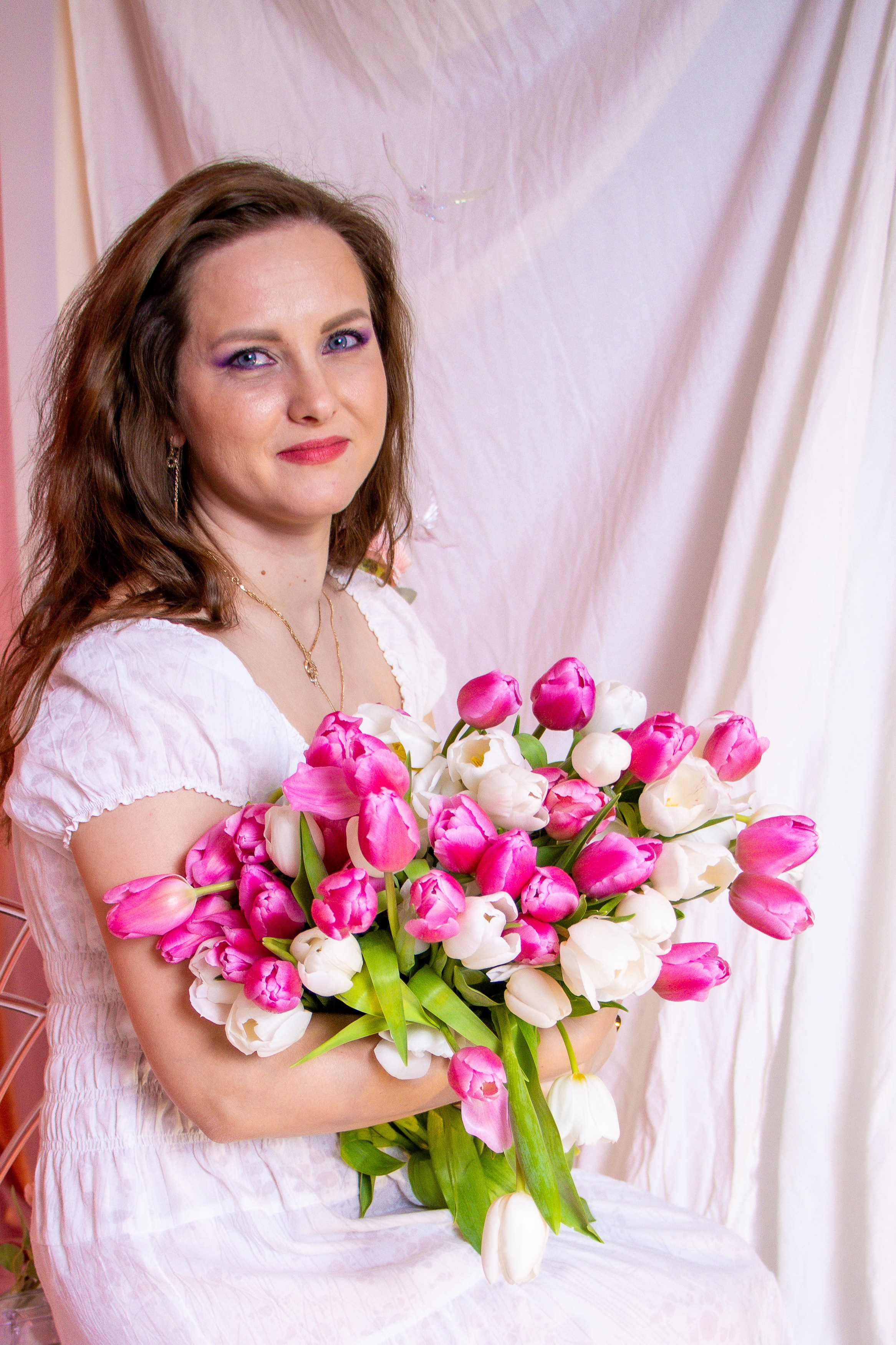 Семейная с тюльпанами. Фотограф Татьяна Матрос