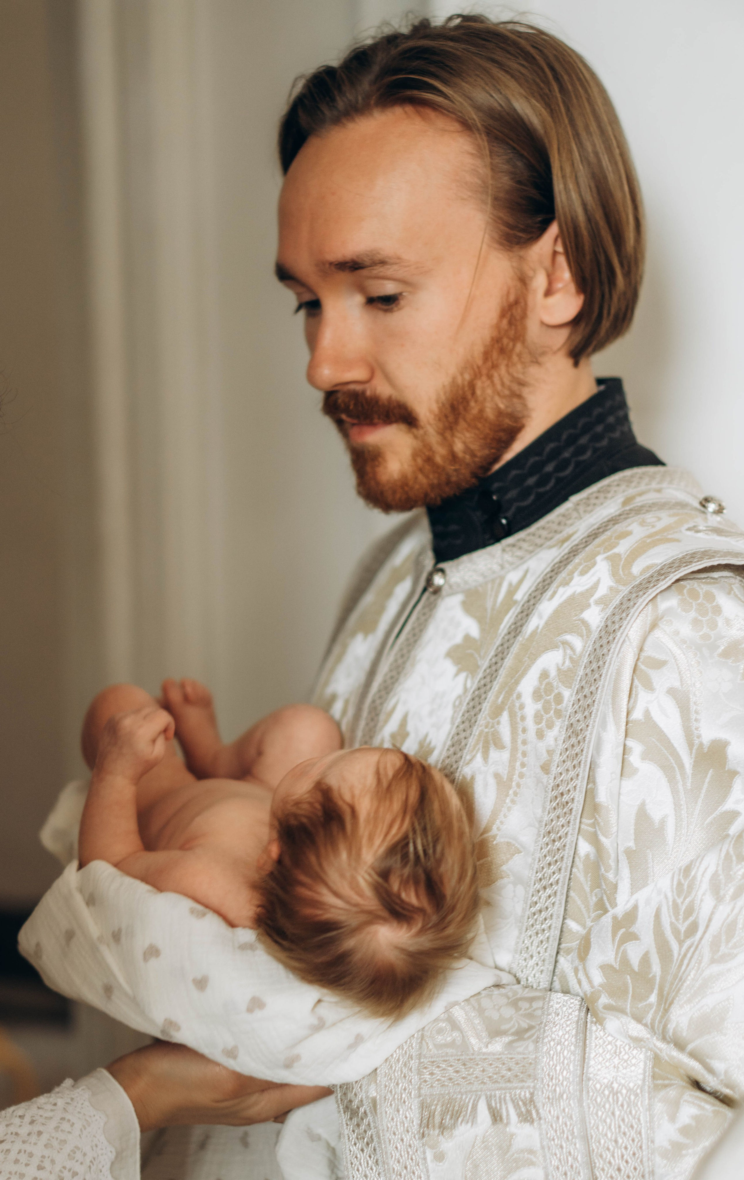 Крещение Миропии Лихов переулок ПСТГУ. Фотограф Москва Валерия Веденина