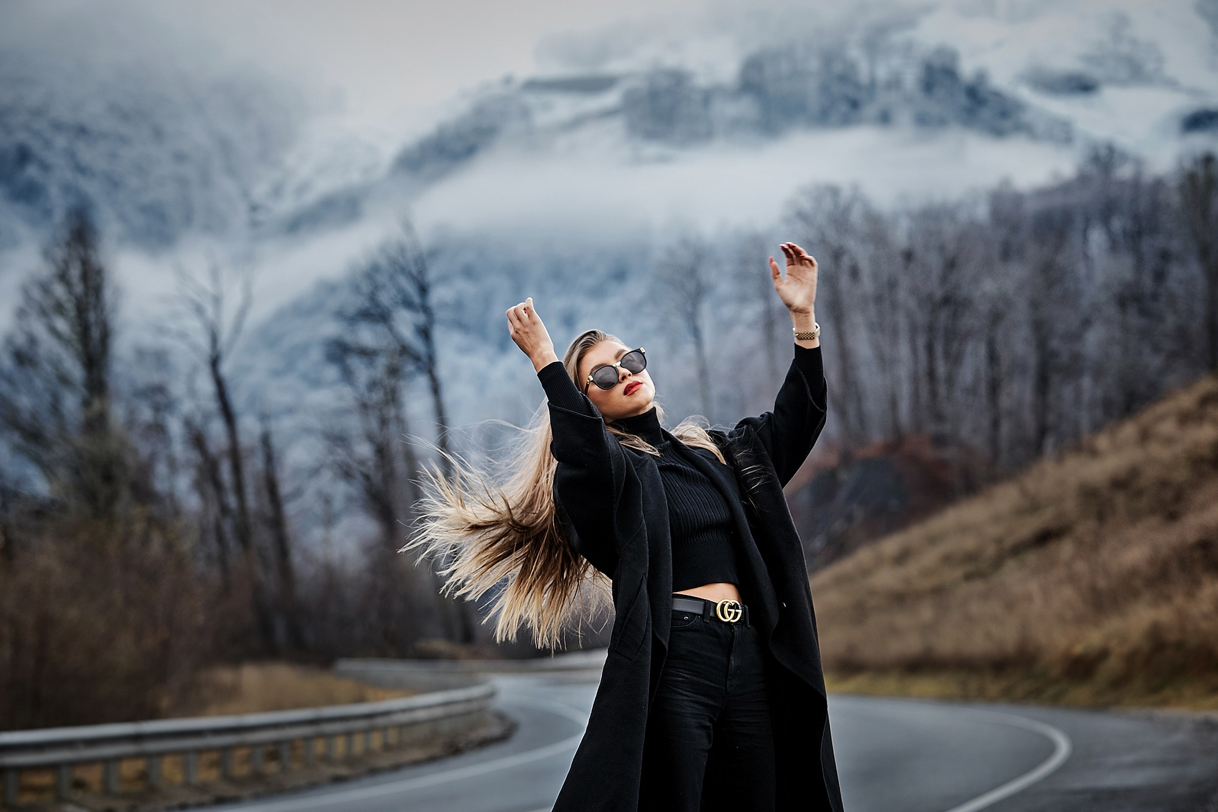 Ангелина в горах. Фото и видео контент в Сочи, фотограф, видеограф Сочи