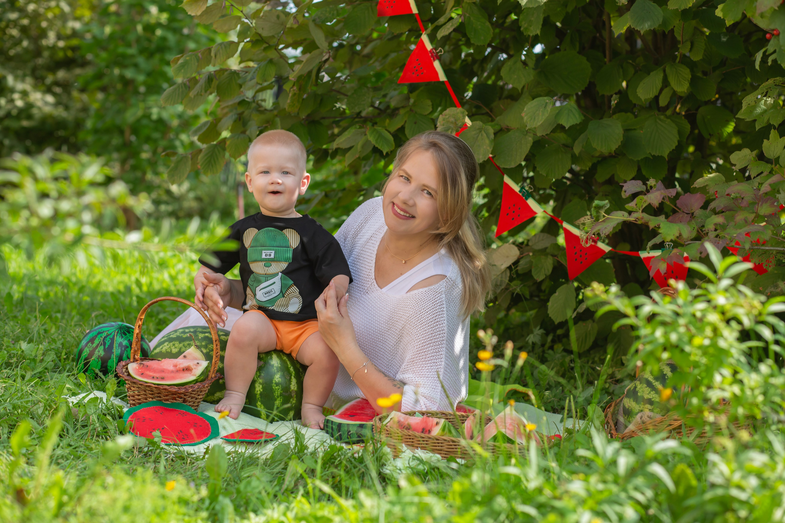 Арбузный фотодень в Жк Красногорский. Семейный и детский фотограф в Москве и МО — Александра