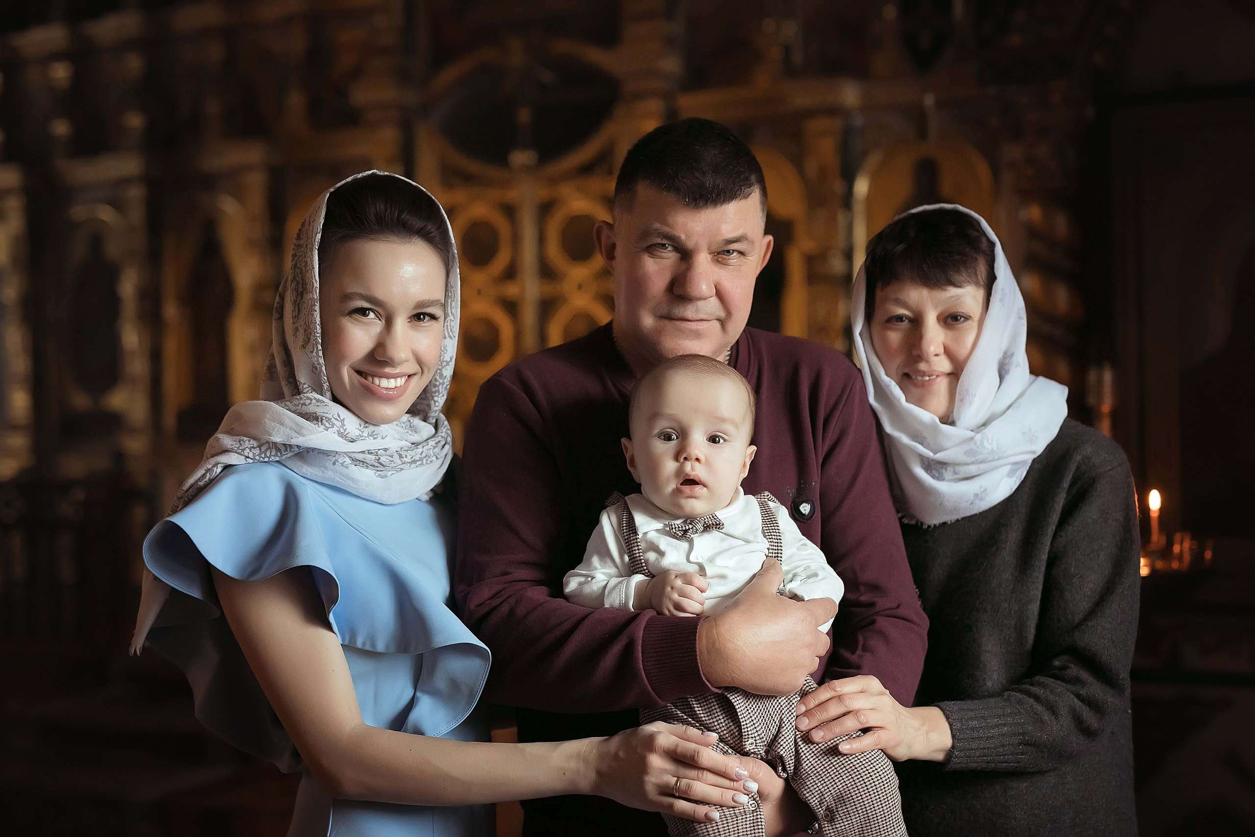 Крещение Тимура Воскресенский храм. Фотограф на крещение и венчание