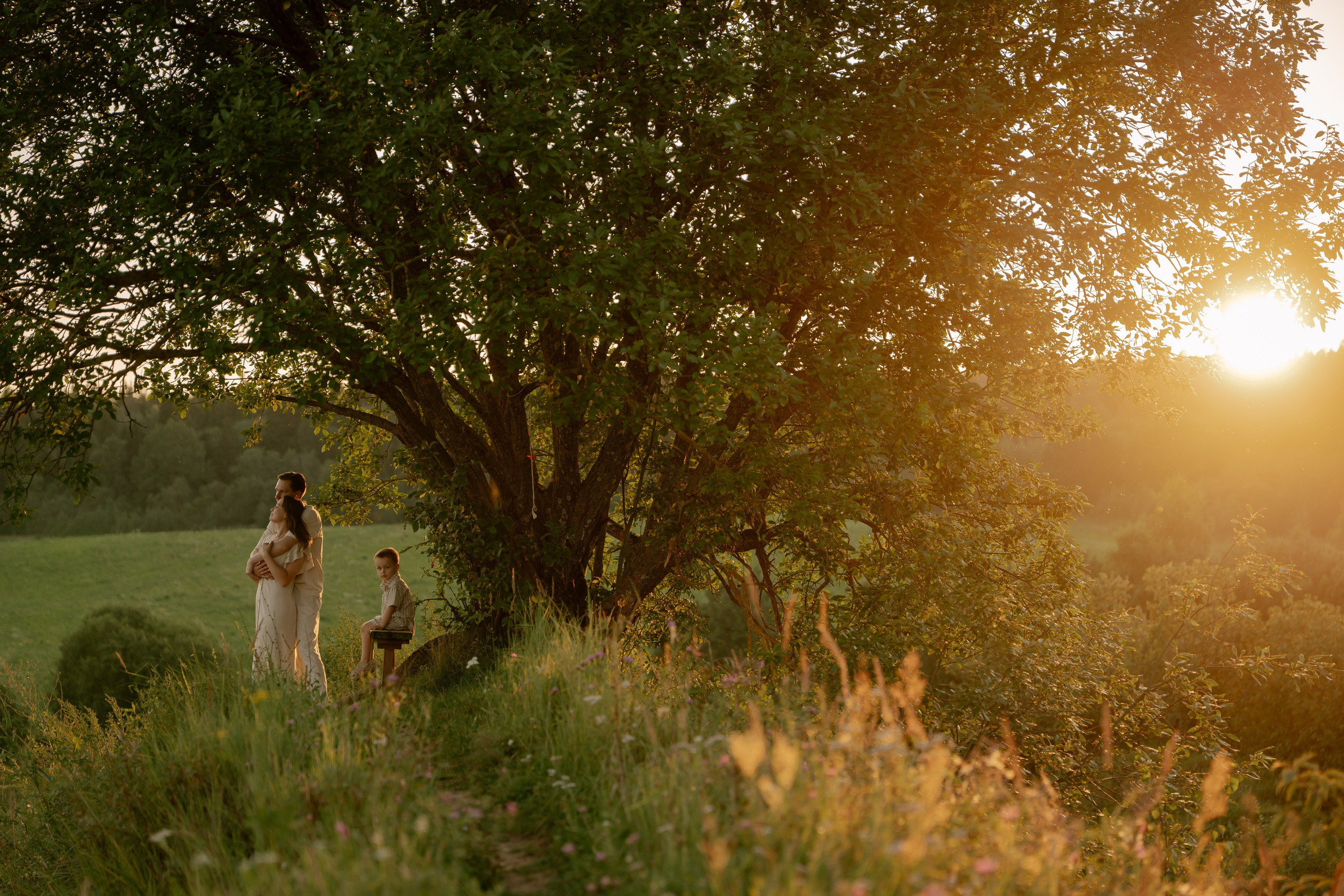 На закате. Свадебный и семейный фотограф в Москве и Красногорске — живые кадры | Анастасия Тихонова