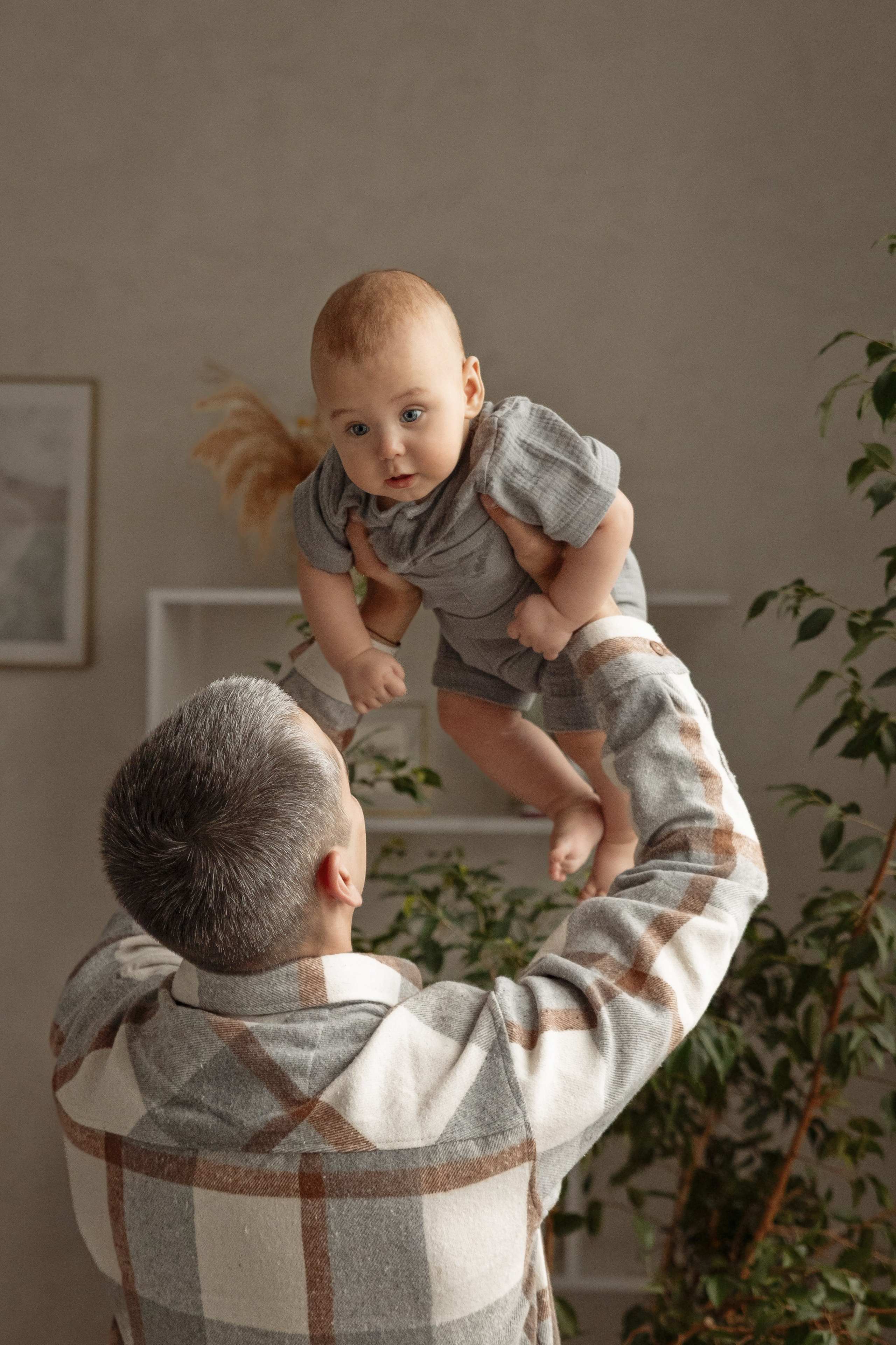 Семейная фотосессия дома. Семейный фотограф в Москве Трубинова Екатерина