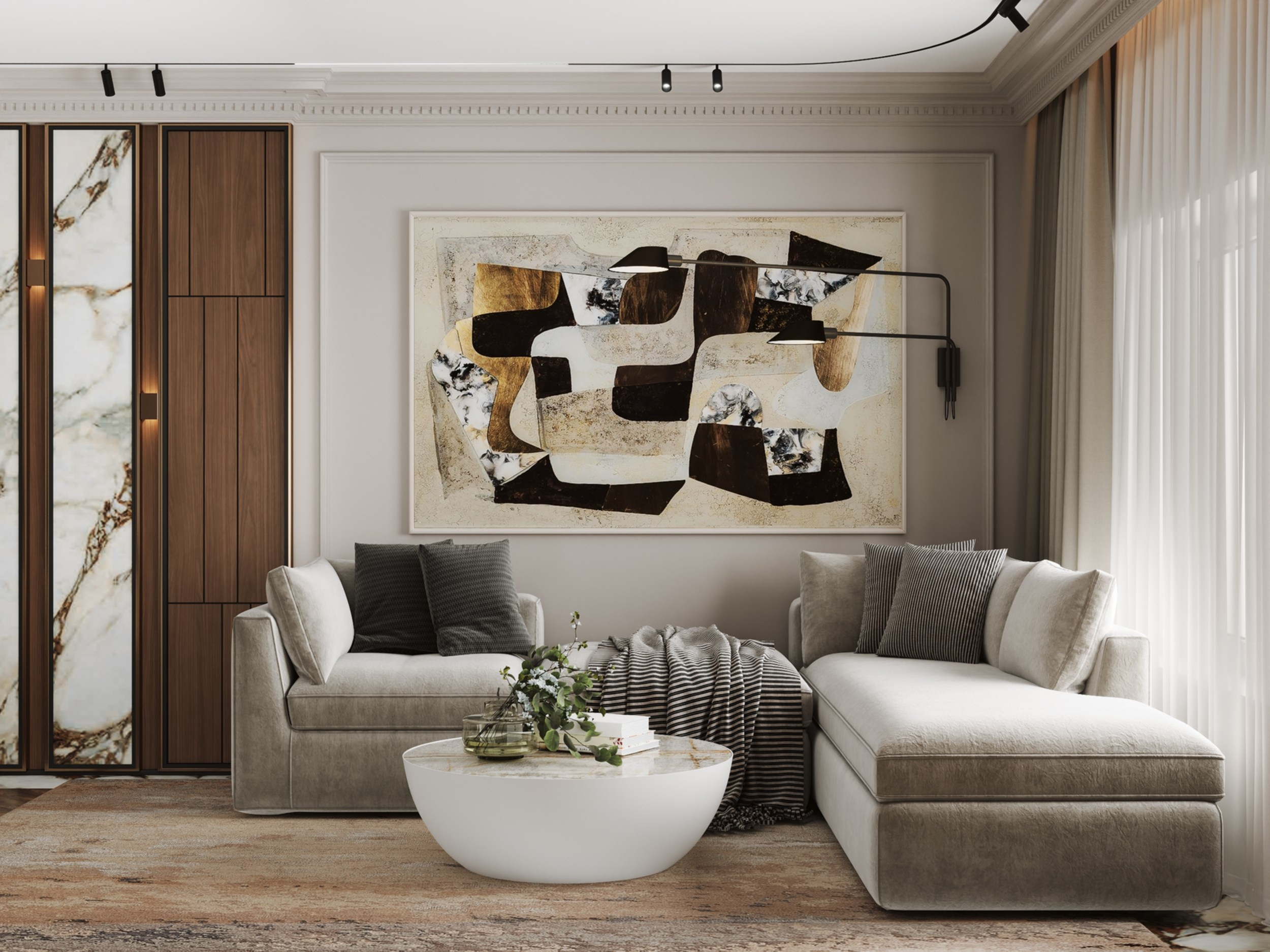 ЖК Сияние | 92.5 м² | 2025. 3D Визуализатор Великородная Виктория