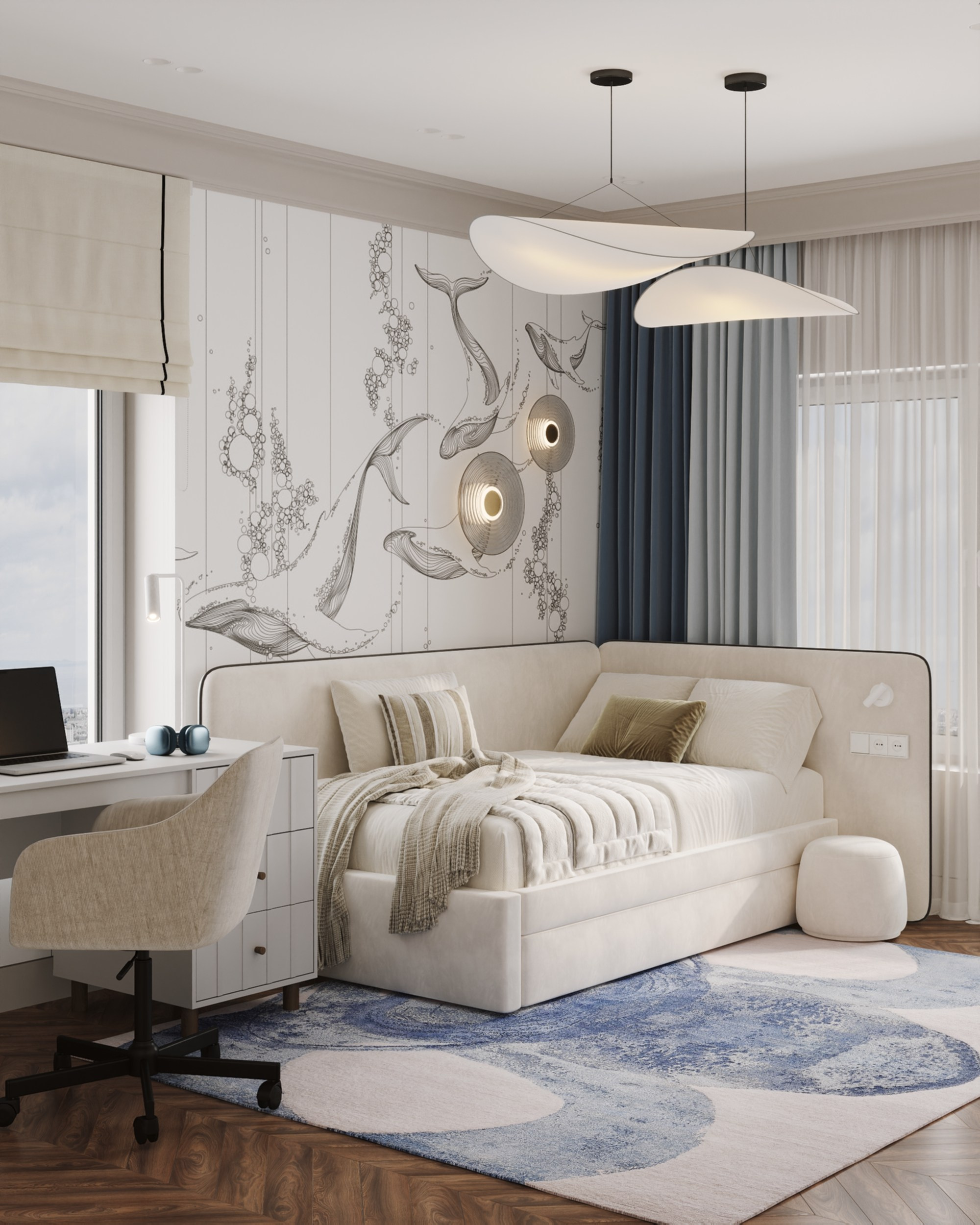 ЖК Сияние | 92.5 м² | 2025. 3D Визуализатор Великородная Виктория