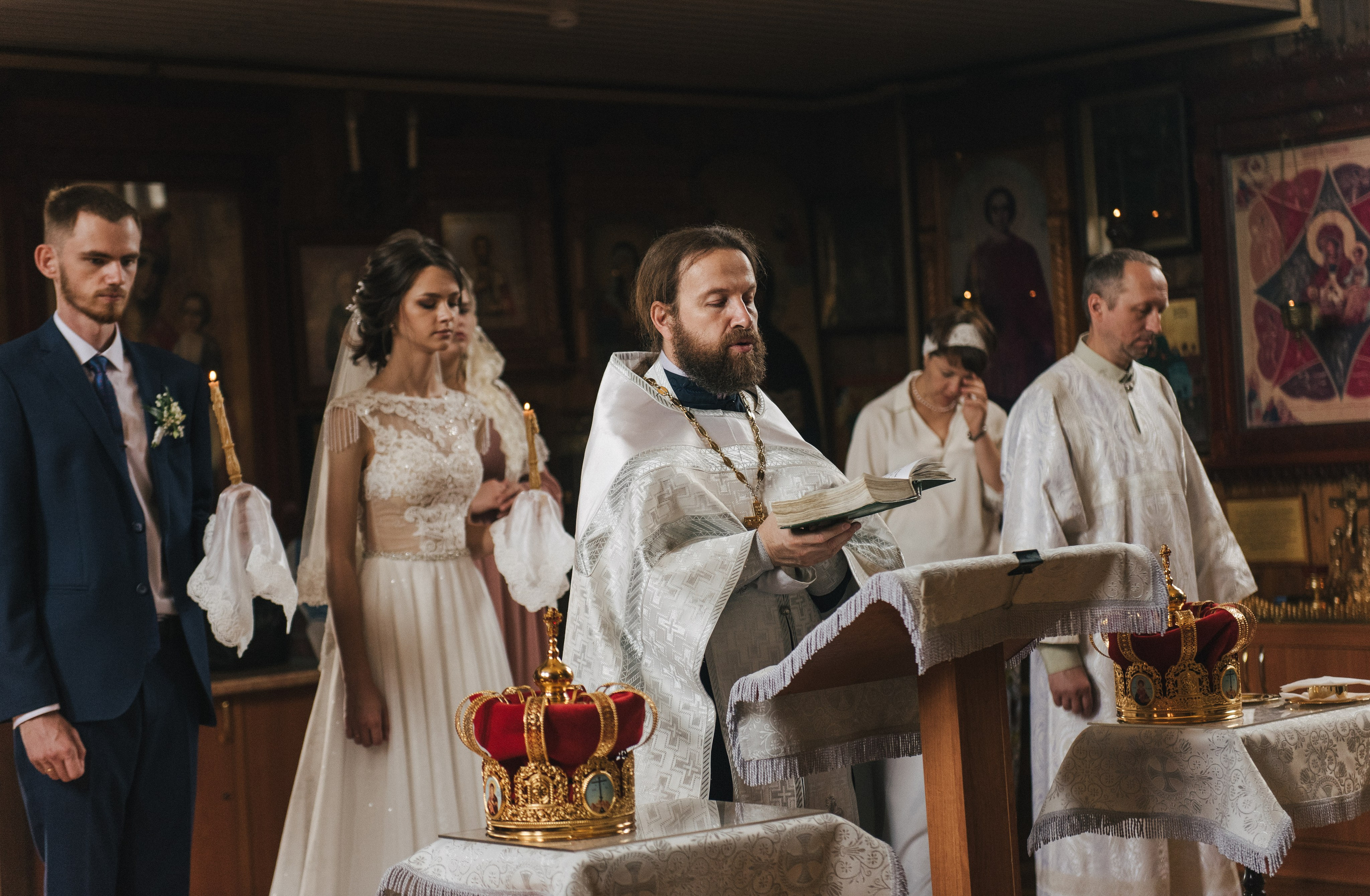 Венчание Никиты и Тони — Храм Иоанна Кронштадского. Свадебный и семейный фотограф Волгоград Москва