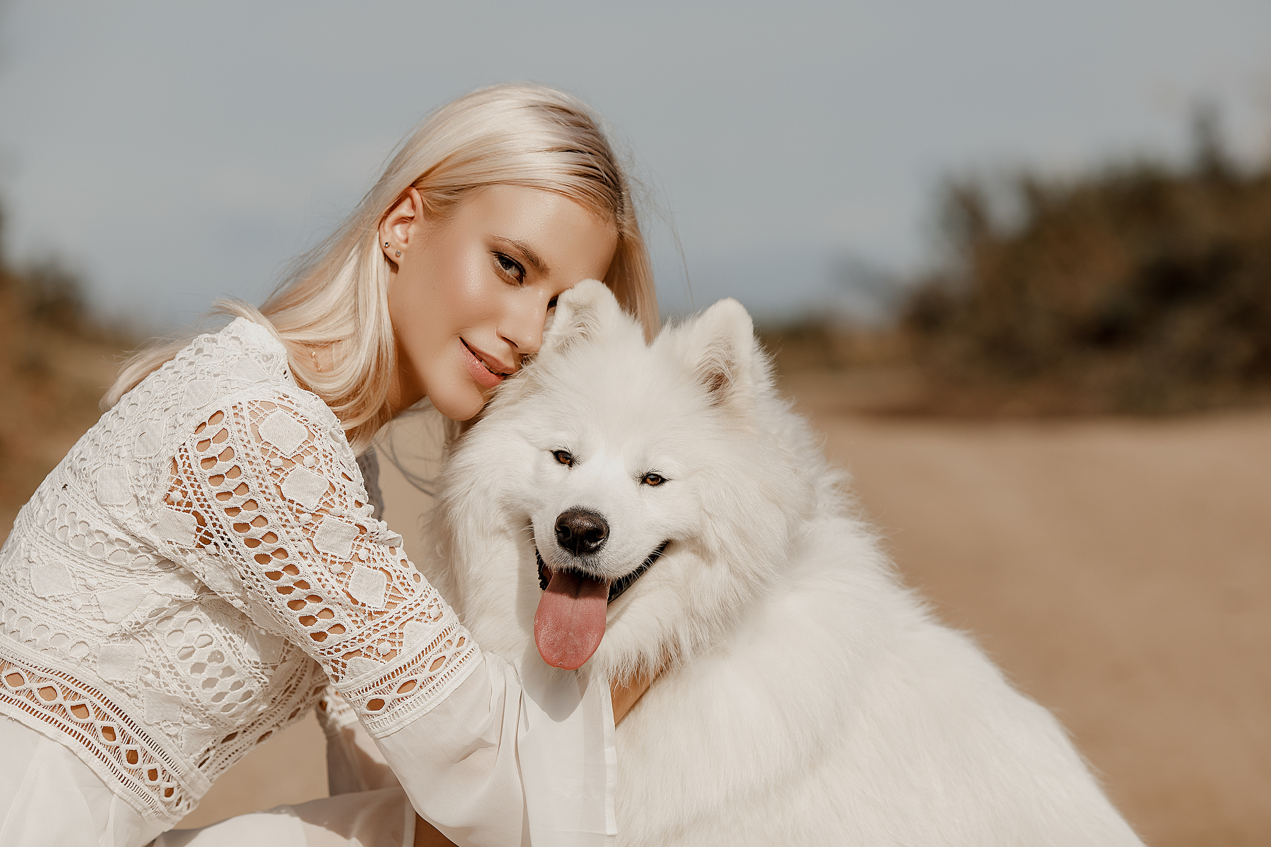 Прогулка с самоедом. Свадебный и семейный фотограф  во Владивостоке Ольга Украинец