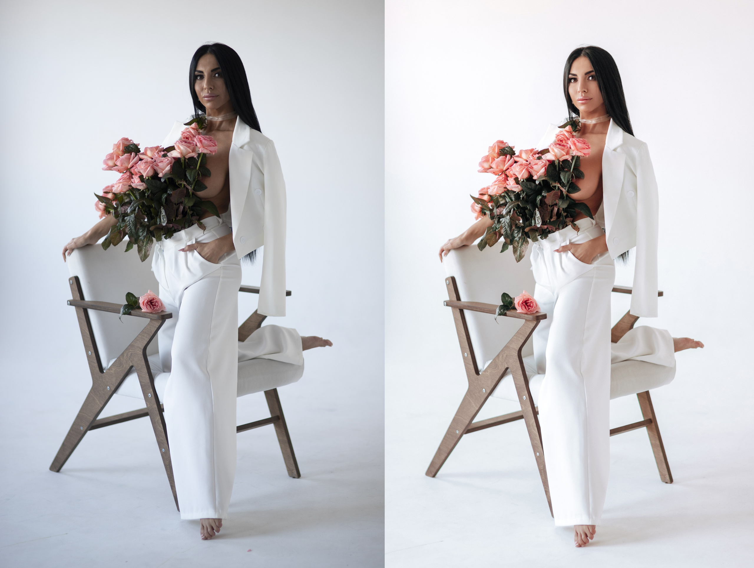 Ретушь до и после. Семейный и женский фотограф в Екатеринбурге Светлана Фиризен