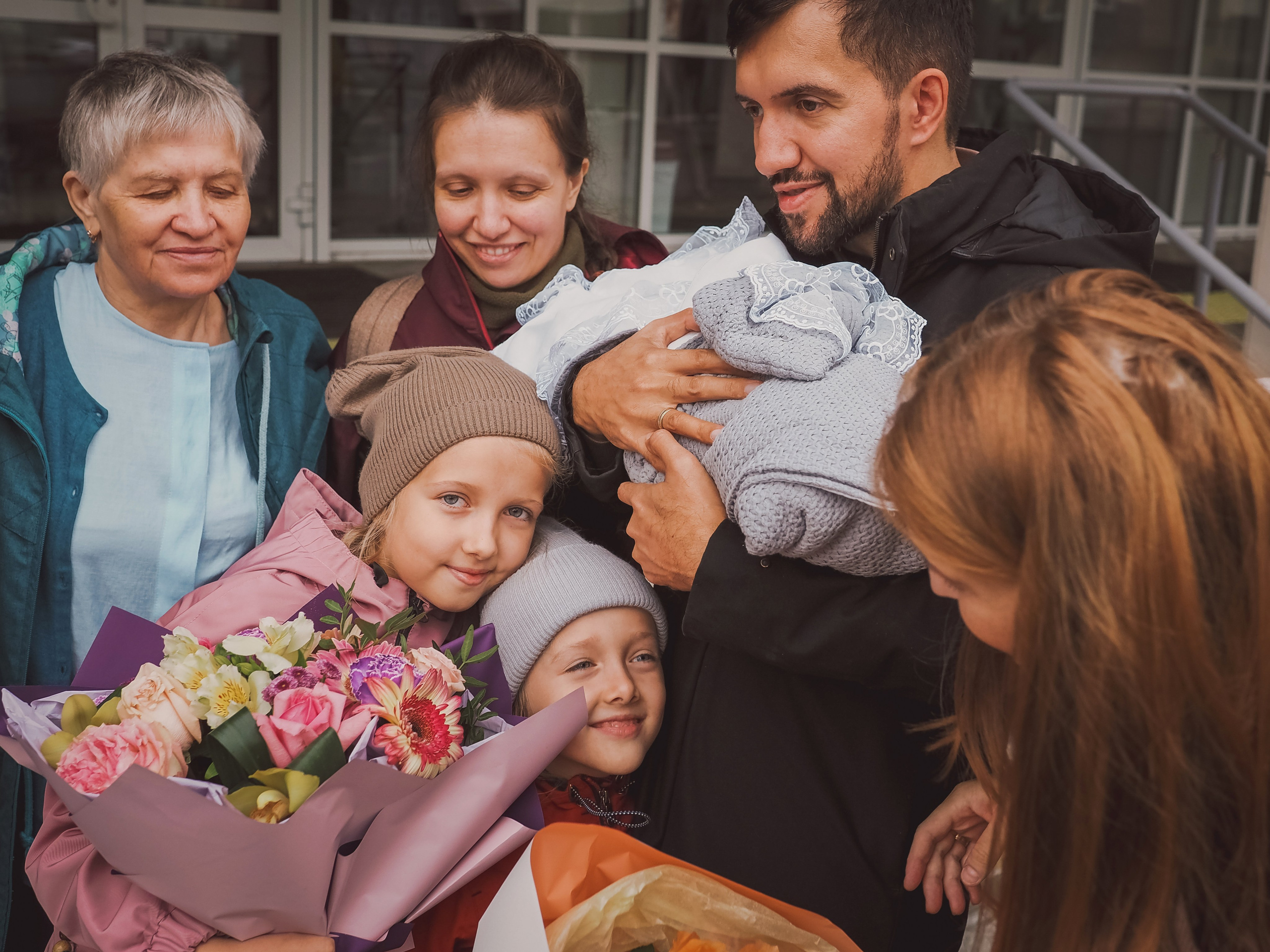 Выписка из роддома. Семейный фотограф Ольга Барабанова