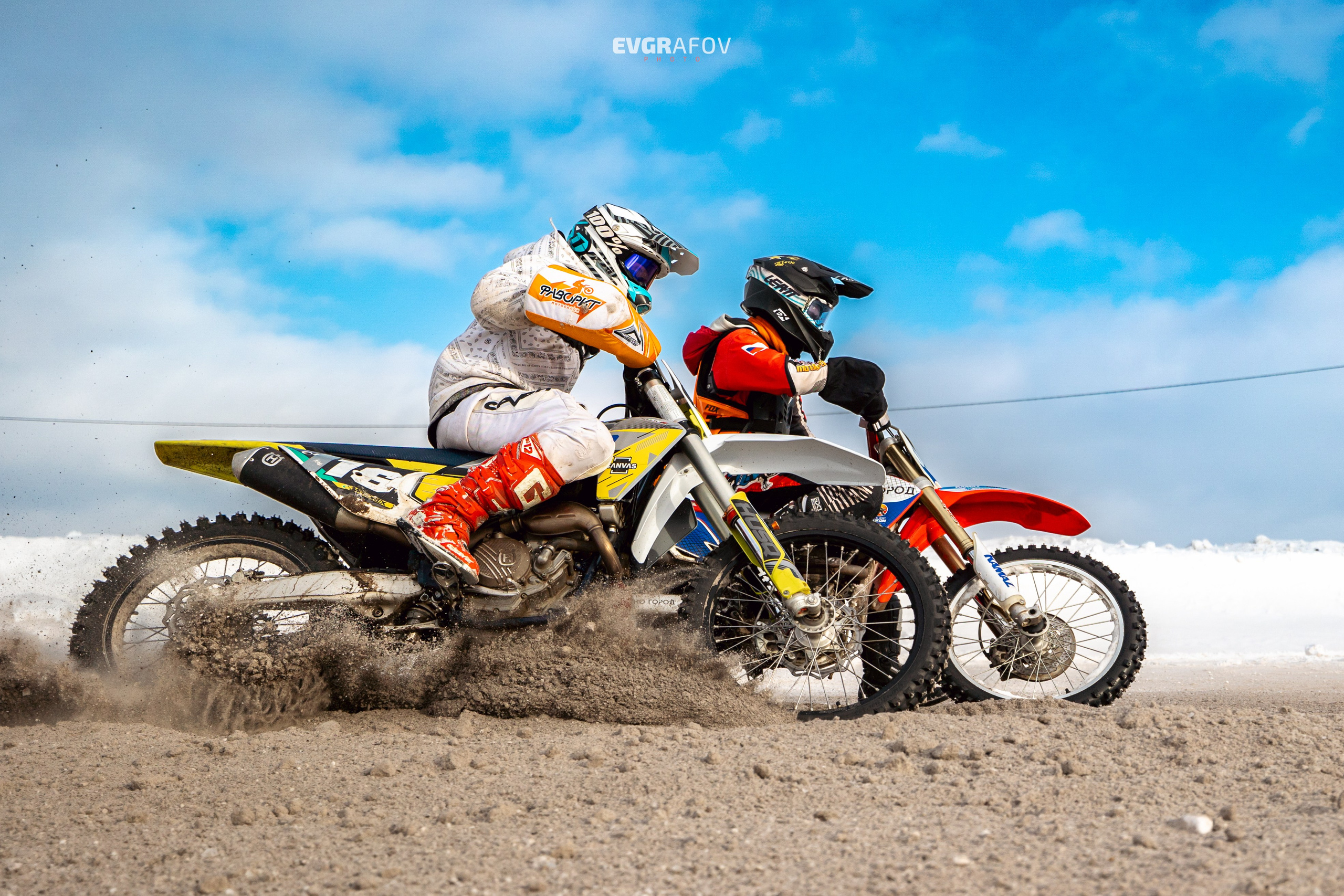 Открытый кубок Республики Татарстан по мотокроссу 3 этап. 4 февраля 2024 г. Фотограф Евграфов Александр