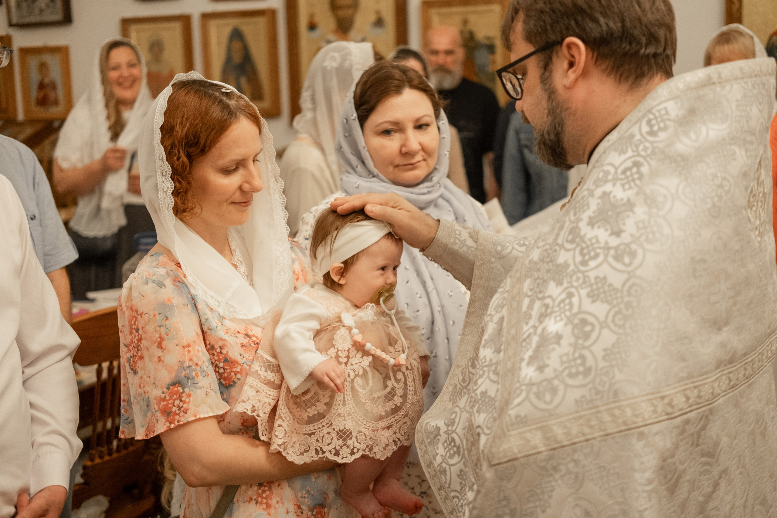 Фотосъемка крещения. Фотограф новорождённых в Санкт-Петербурге Надежда Турченко