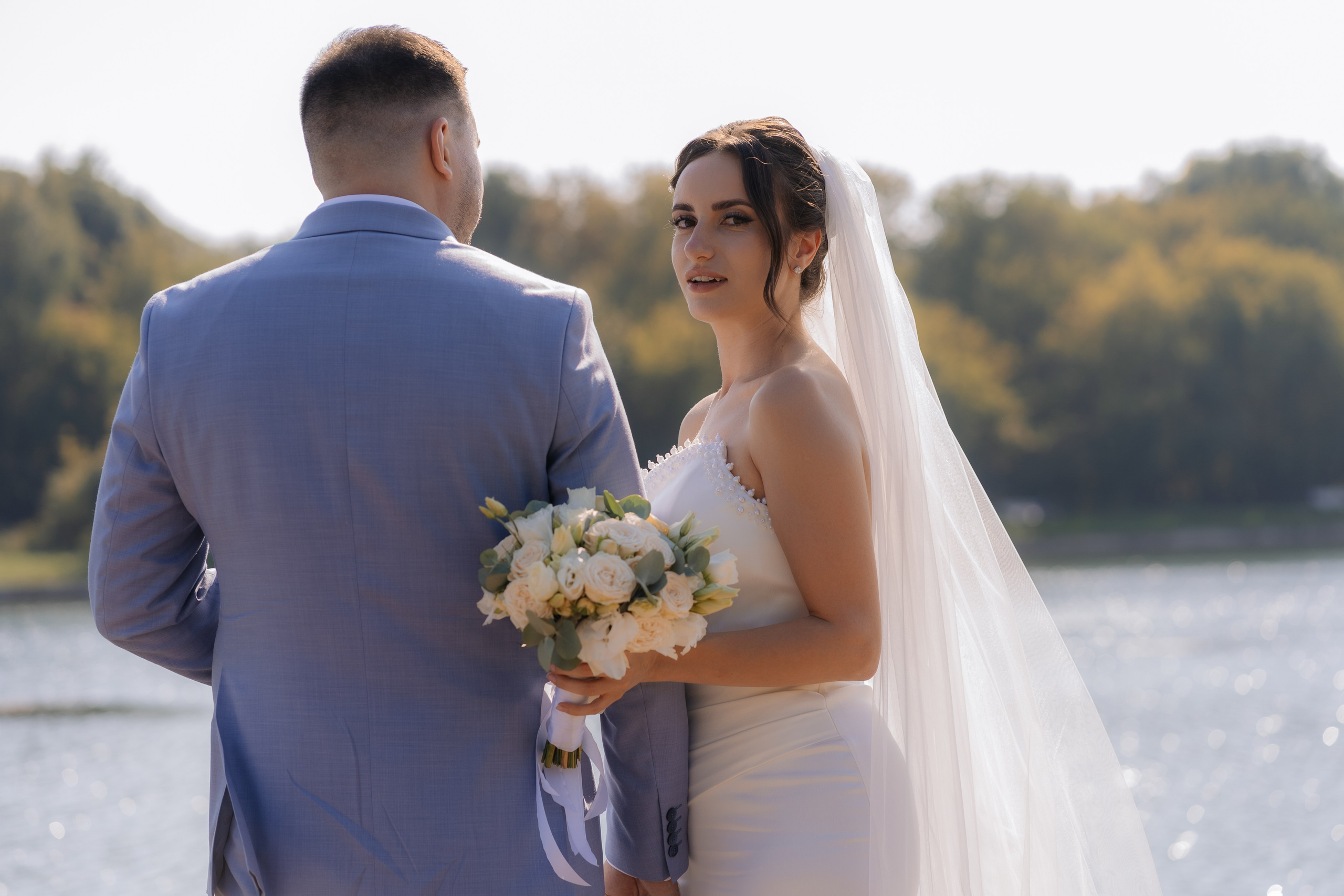 Свадебная фотосессия в Москве, парк Кусково. Свадебный фотограф в Москве Анна Полушина