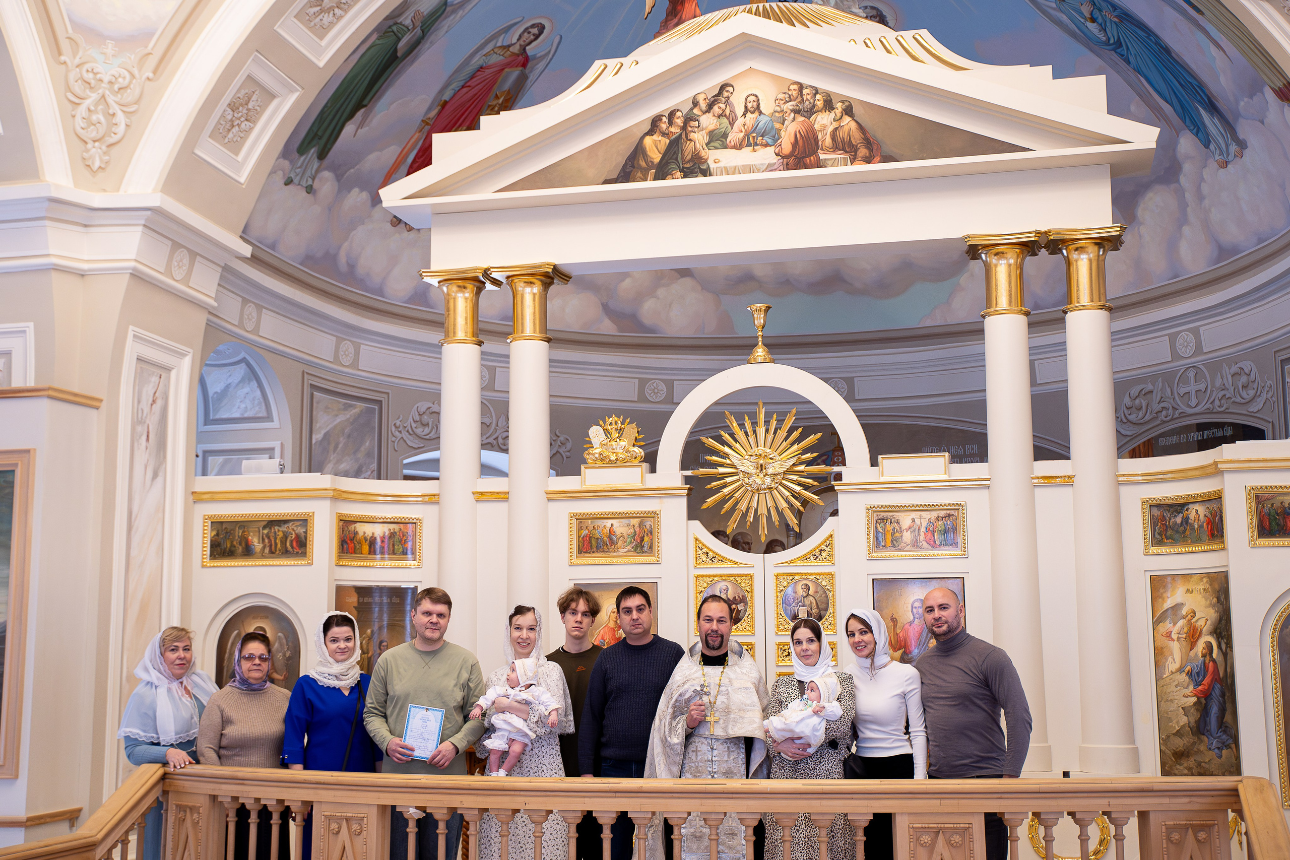 Двойное крещение. Фотограф на роды Москва Ольга Летучева