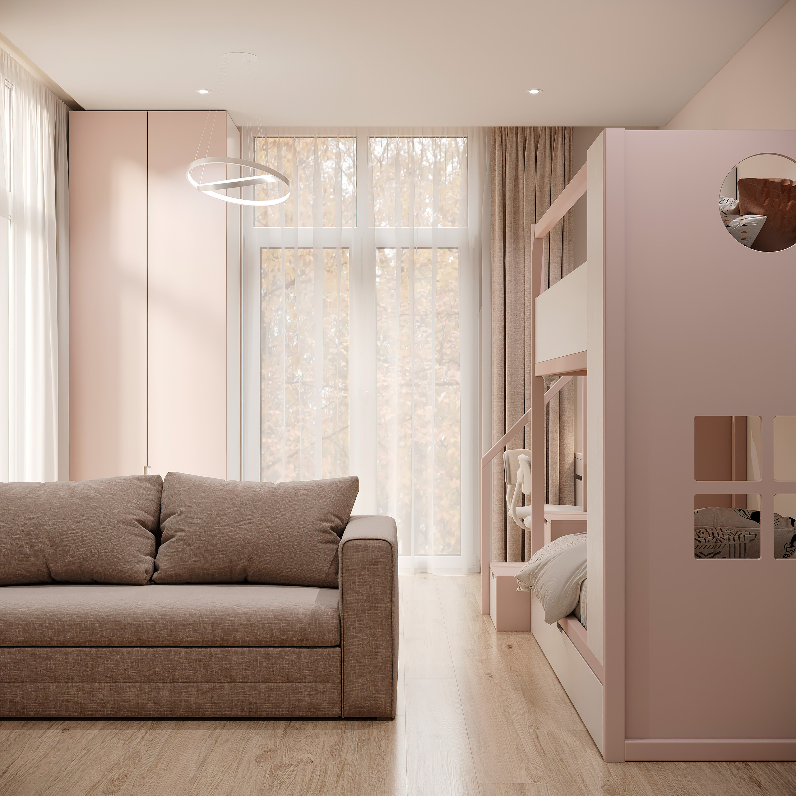 Пастельная квартира в г. Сочи. Батракова Наталья дизайнер интерьеров Санкт-Петербург Москва Архангель