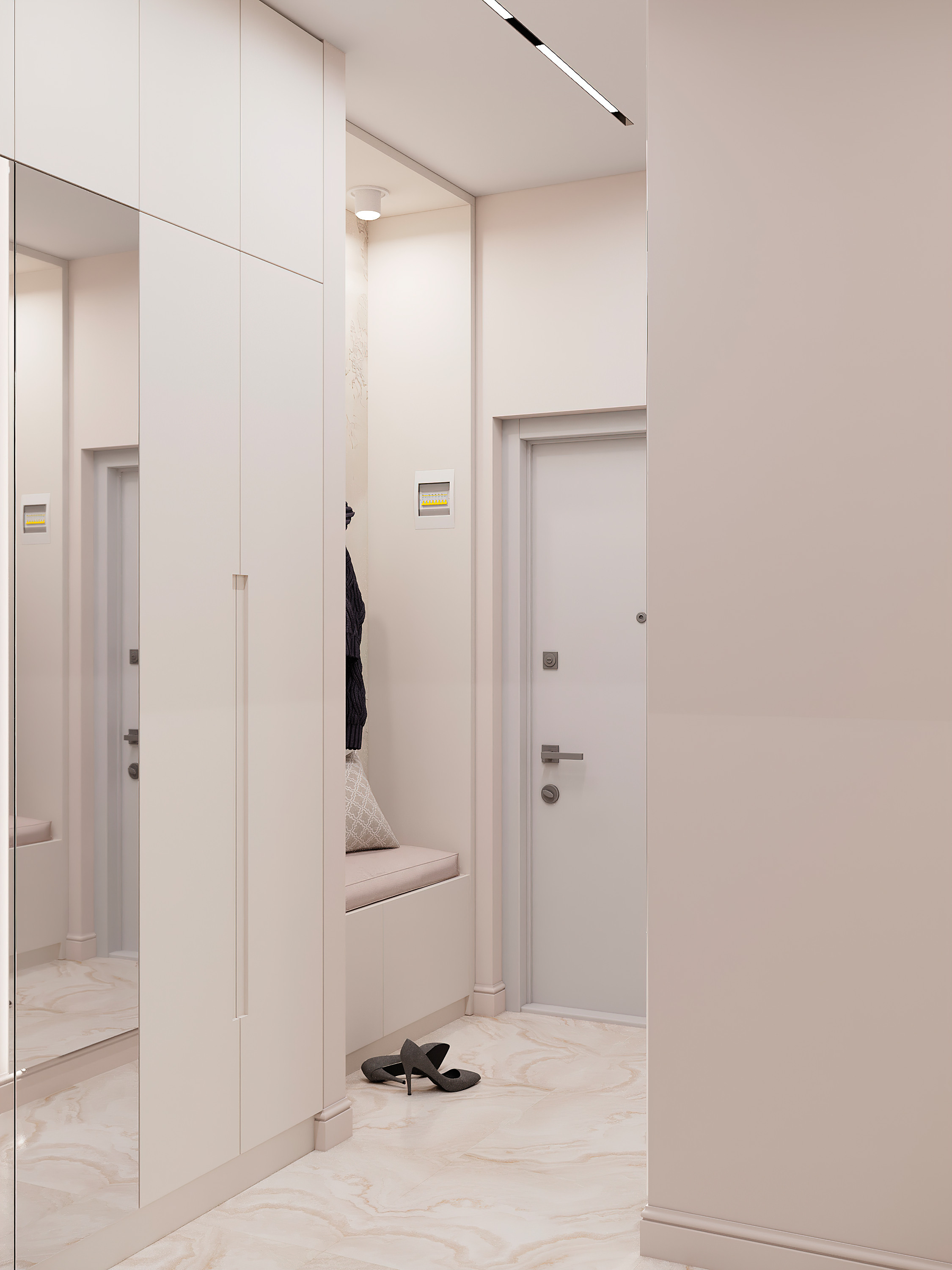 Пастельная квартира в г. Сочи. Батракова Наталья дизайнер интерьеров Санкт-Петербург Москва Архангель