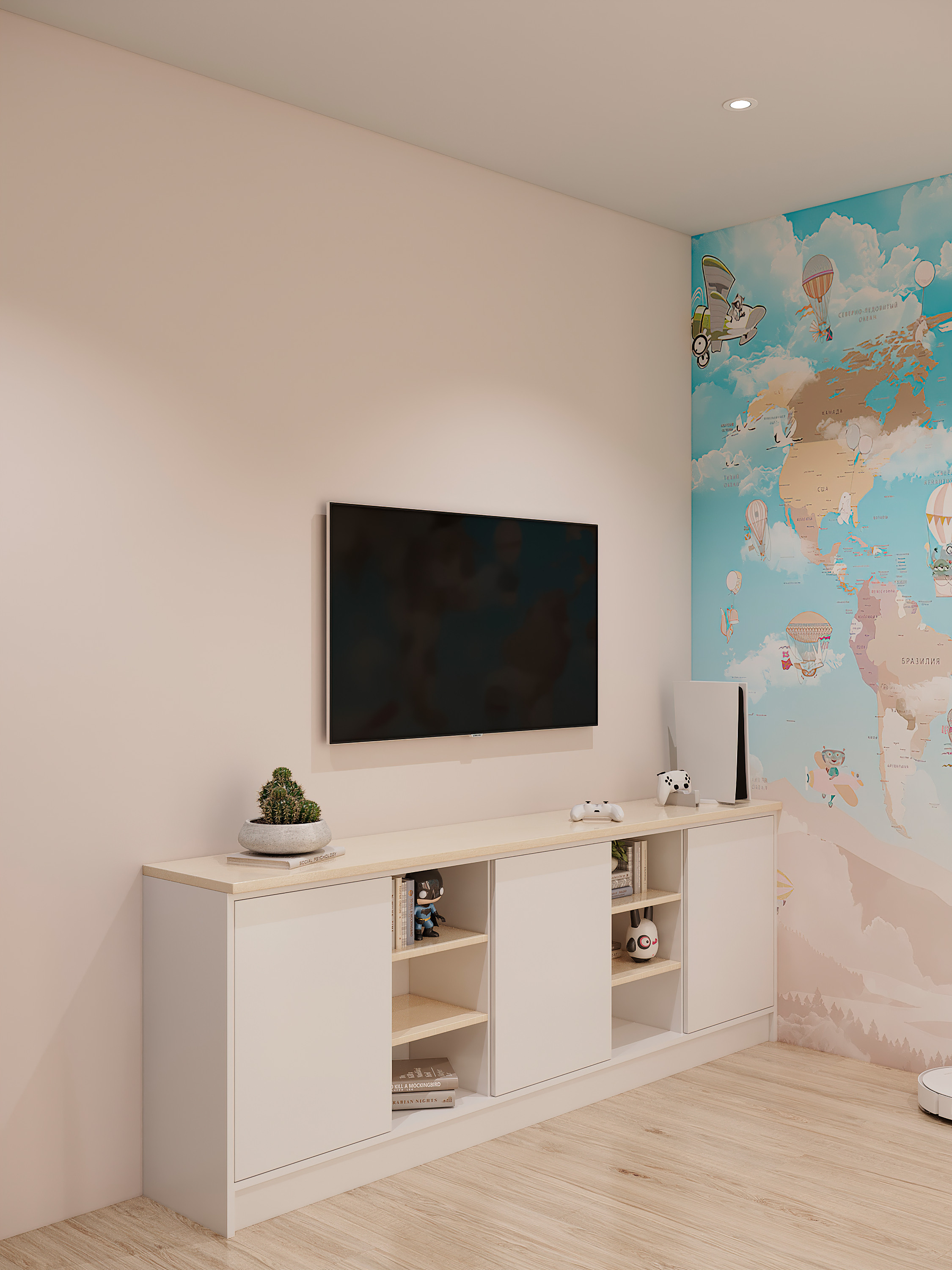 Пастельная квартира в г. Сочи. Батракова Наталья дизайнер интерьеров Санкт-Петербург Москва Архангель