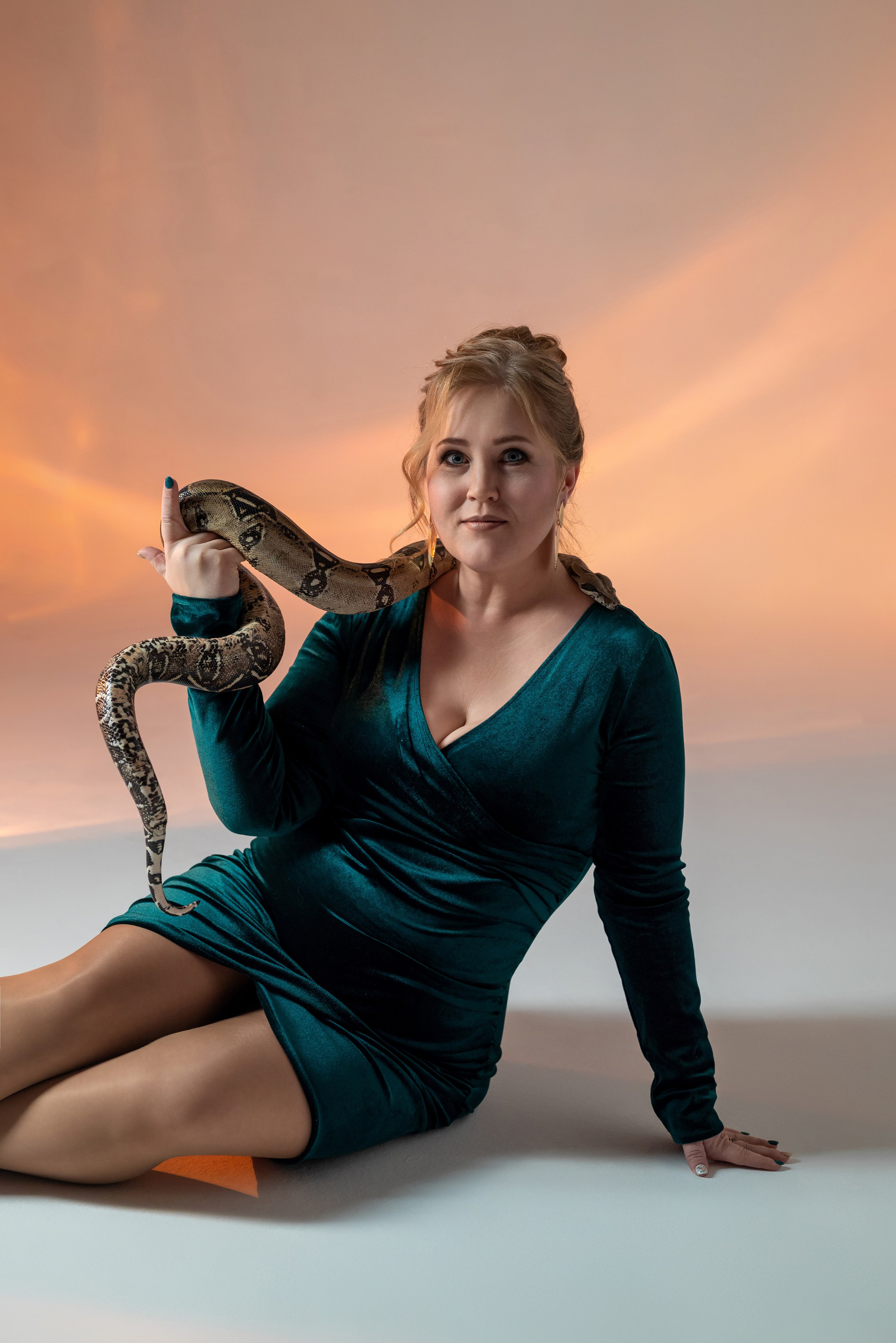 Фотопроект со змеёй 2025 г. Фотограф в городе Салават