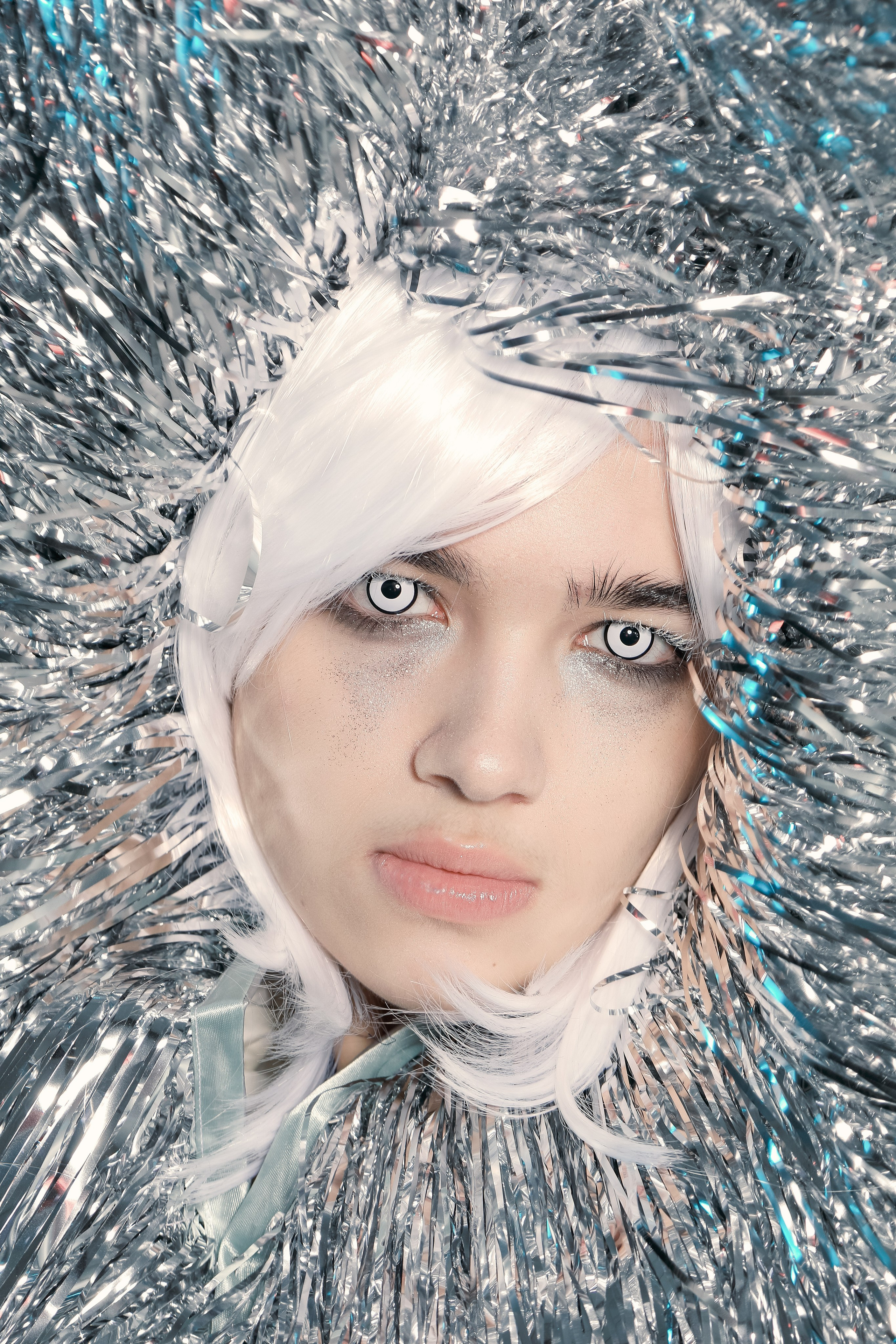 Фотосессия с блестящими шубами. Фотограф Ольга Эмбер